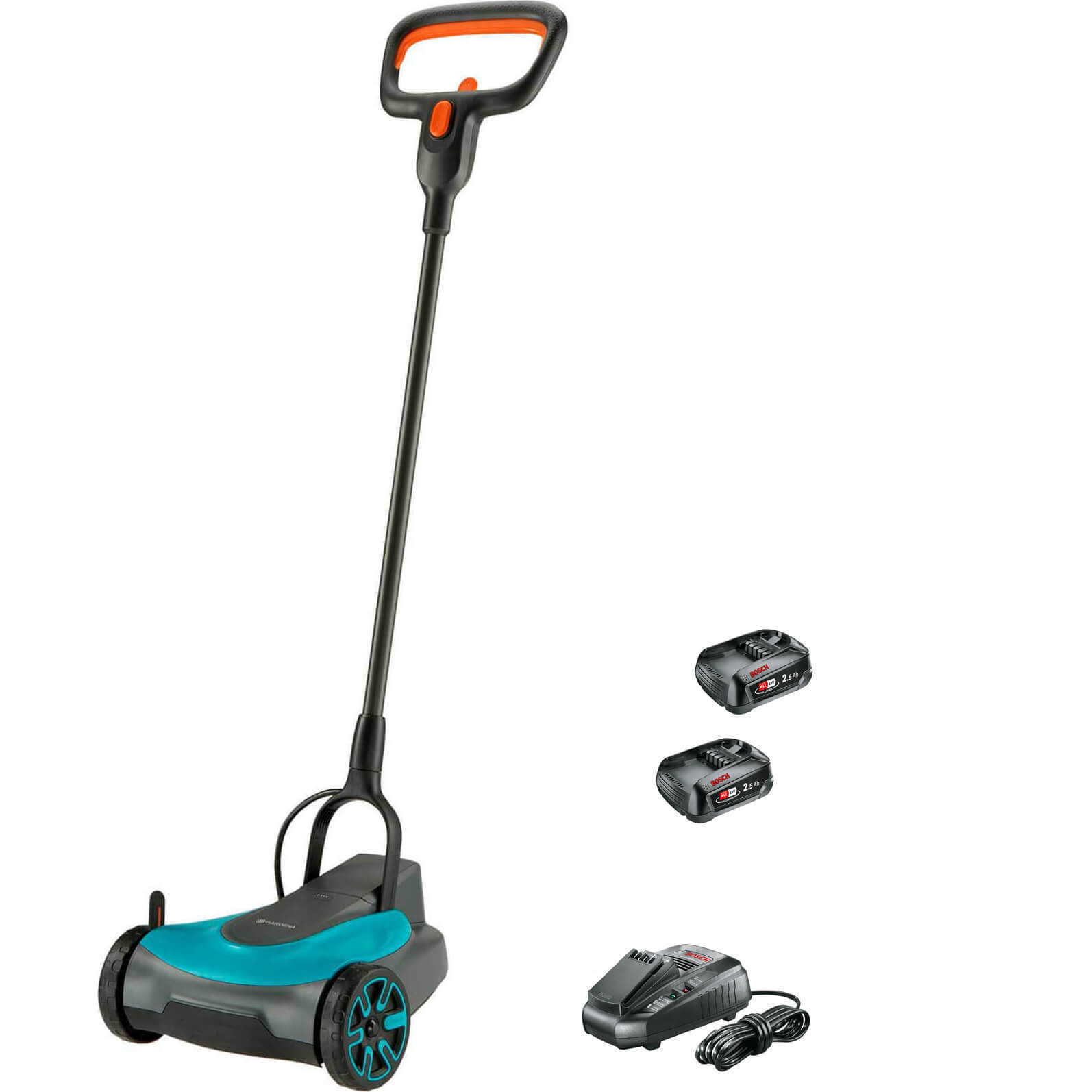 Gardena HANDYMOWER P4A 18v Cordless Rotary Lawnmower 220mm 2 x 2.5ah Li-ion