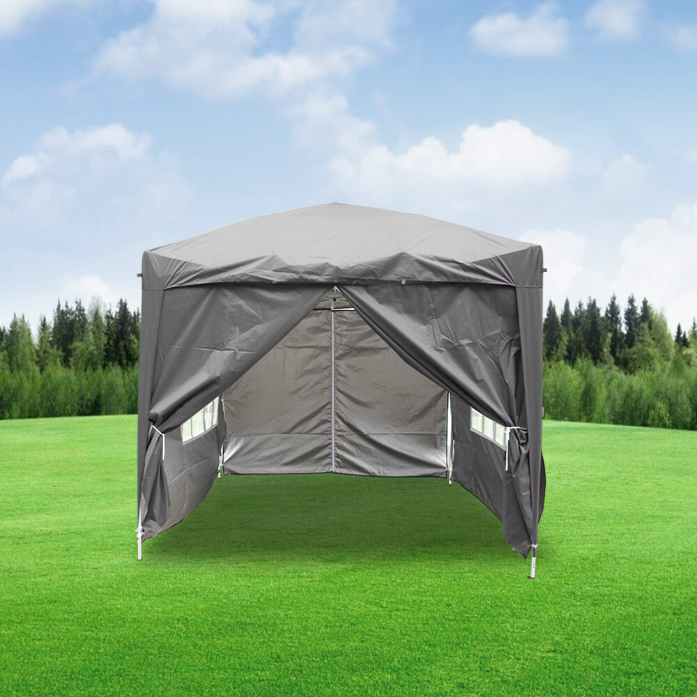 2x2m Pop Up Gazebo Marquee Waterproof Garden Awning Party Tent Patio Canopy