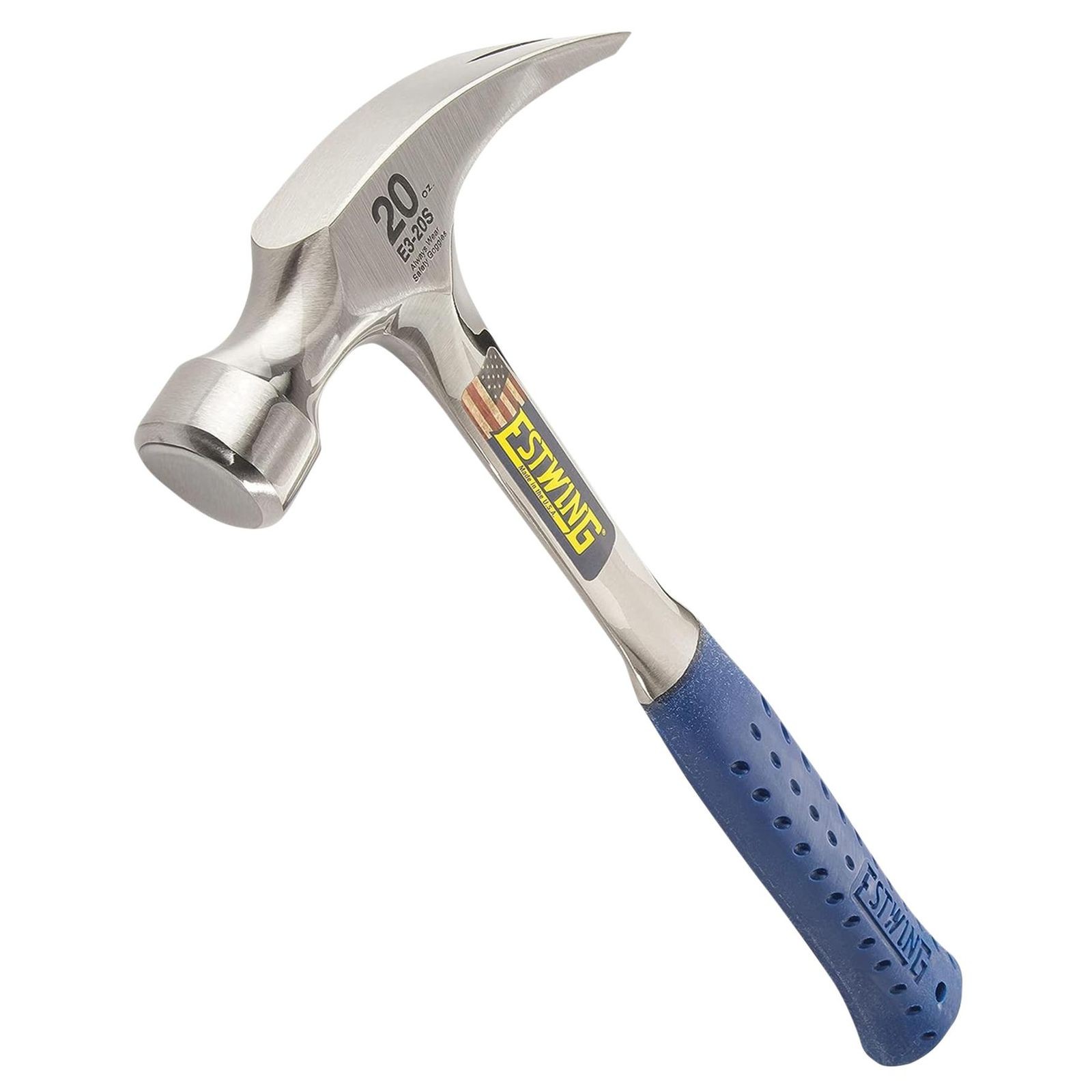 Estwing E3-20S Straight Claw Hammer 20Oz/560G - 23539
