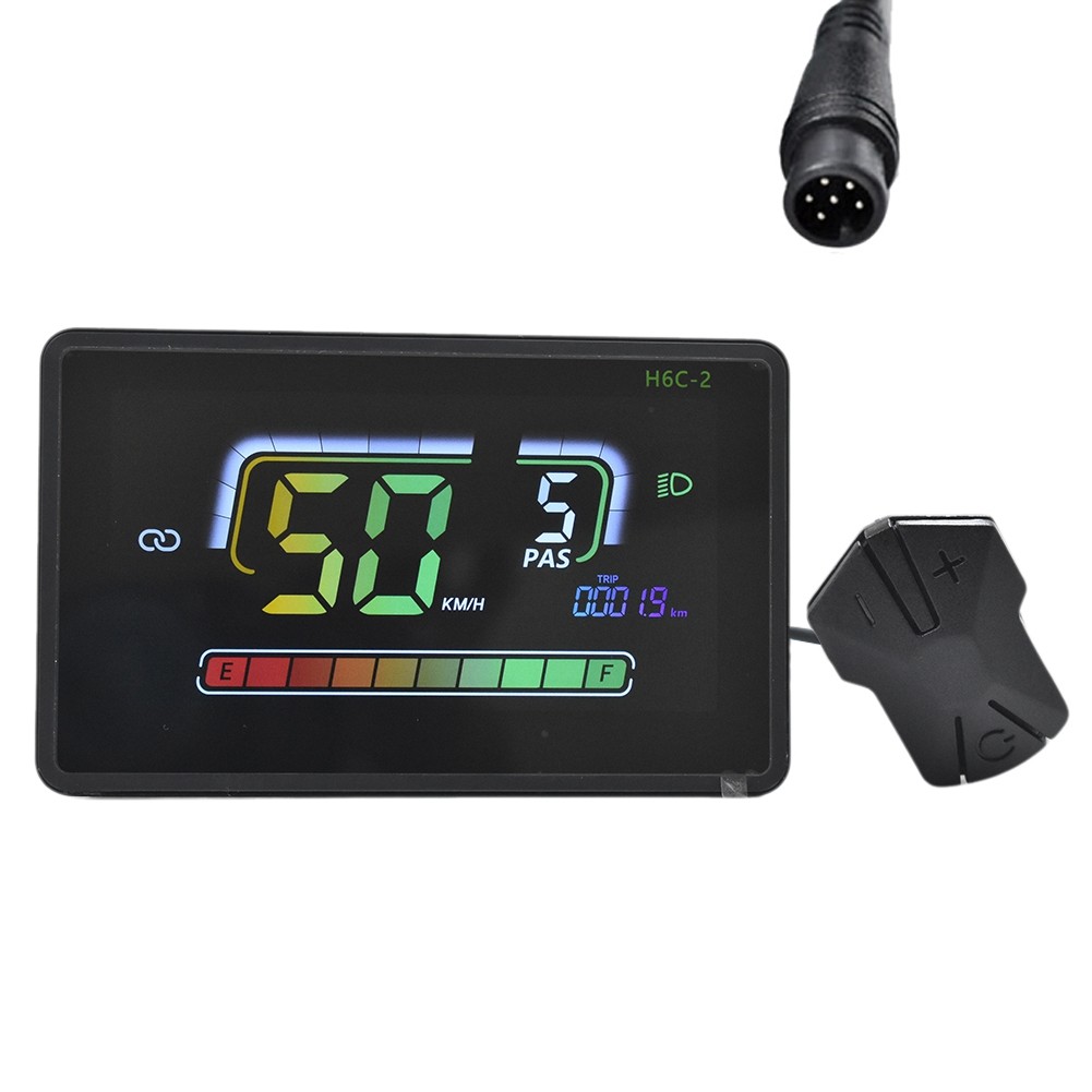 2X(H6C-2 E-Bike Bluetooth LCD Display Meter Electric Scooter Speedometer3891