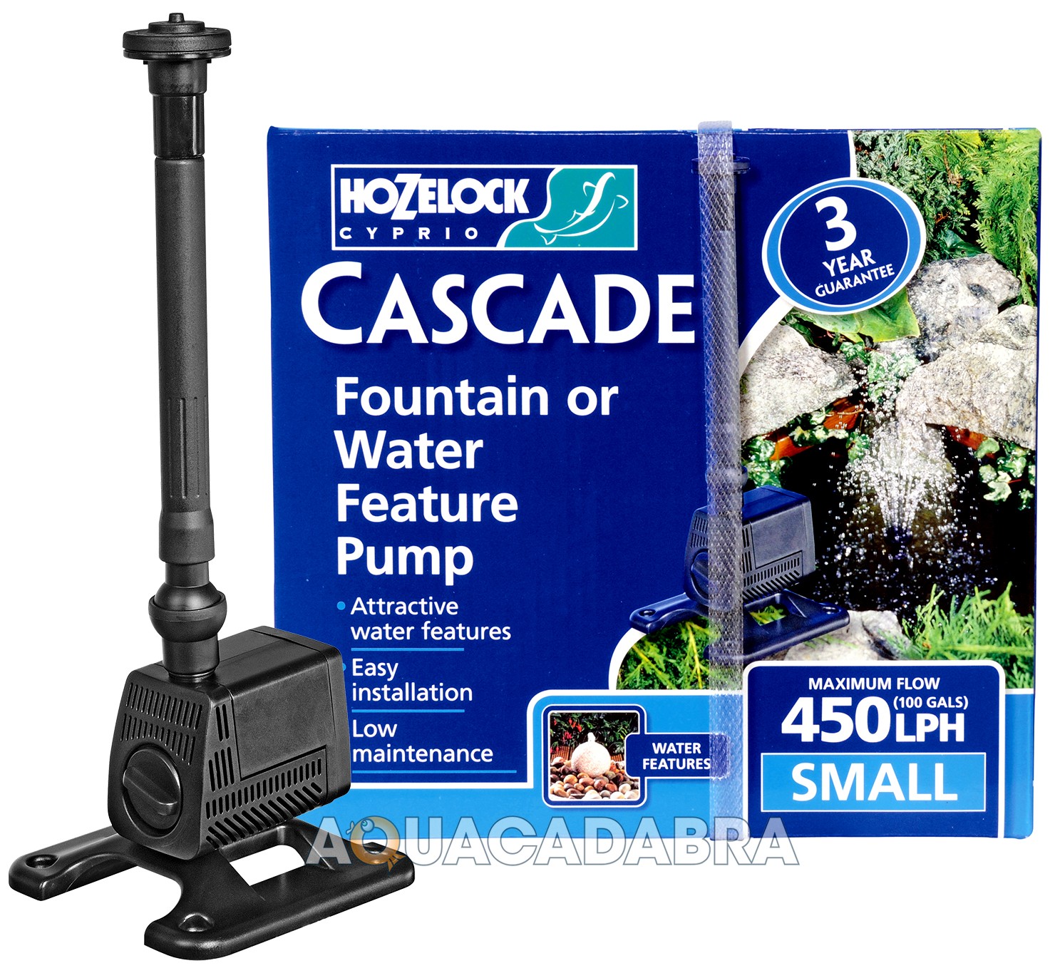 HOZELOCK CASCADE FOUNTAIN & WATERFALL PUMP 450 700 1500 4000 GARDEN FISH POND