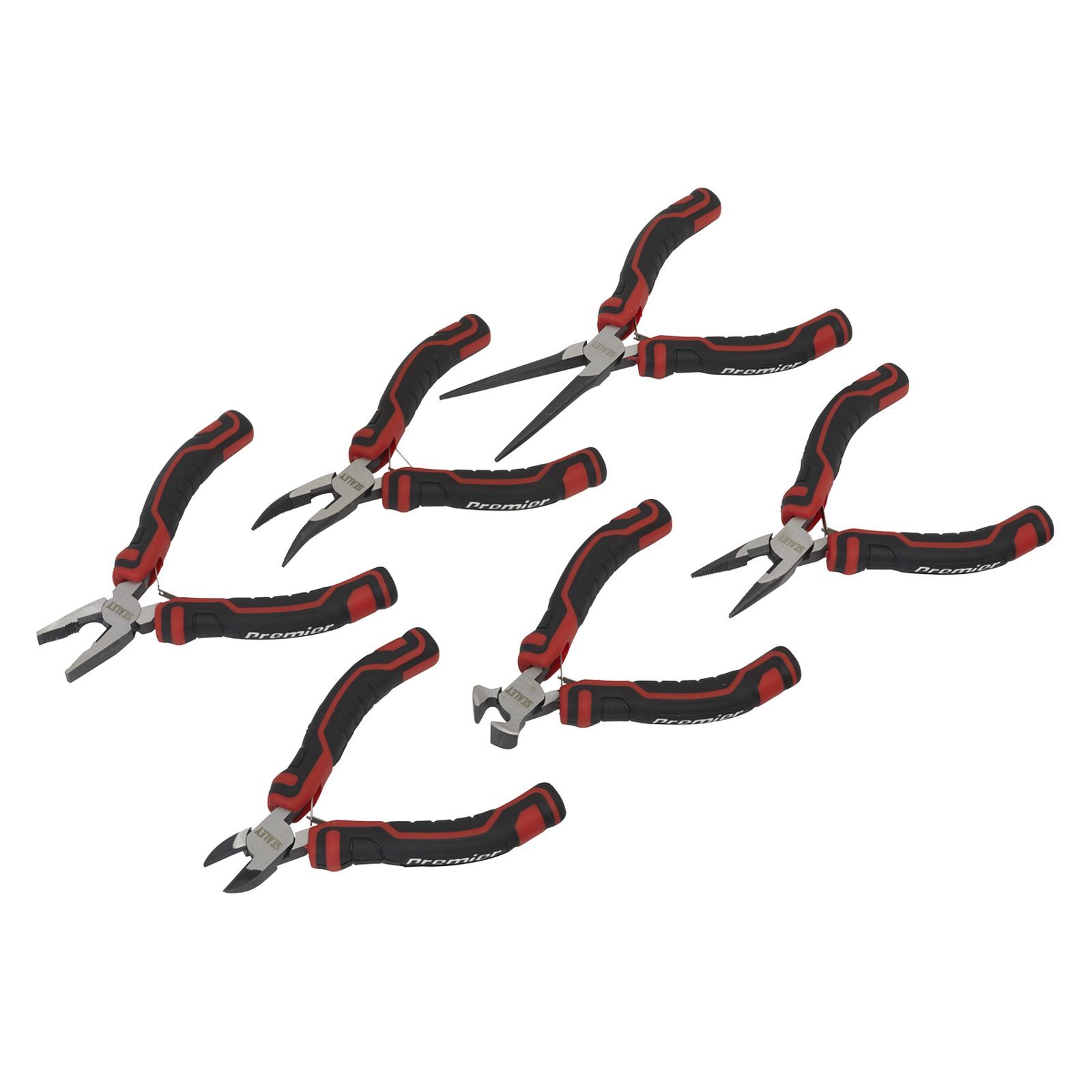 Sealey Mini Pliers Set 6pc Premier Hand Tools + Lifetime Guarantee - AK8381