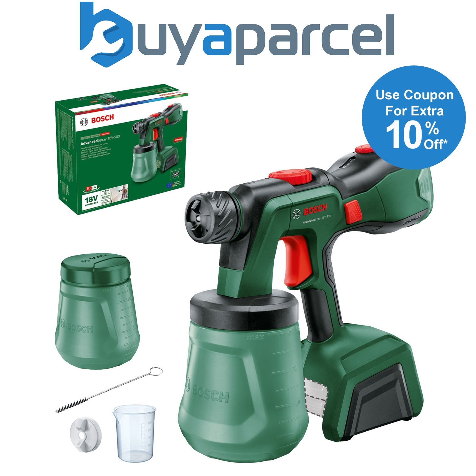 Bosch AdvancedSpray 18v 18V-500 Cordless Paint Spray System Bare 0603208200