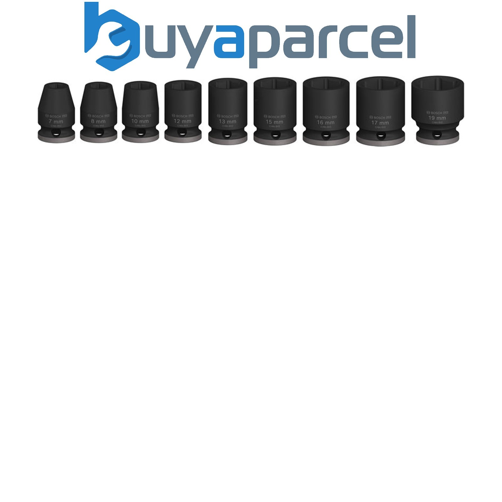 Bosch Nutsetters & sockets PRO Impact Socket Set 3/8" Standard 9pcs 2608003036