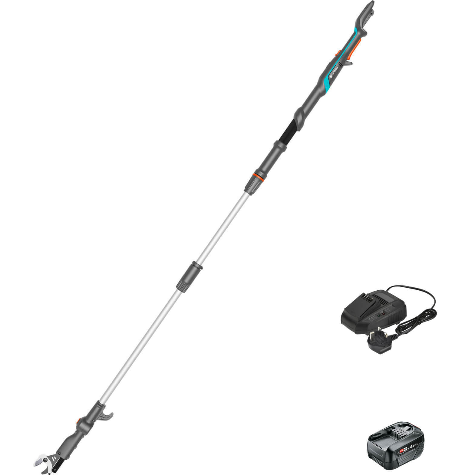 Gardena HIGHCUT 250 P4A 18v Cordless Telescopic Tree Pruner 1 x 4ah Li-ion