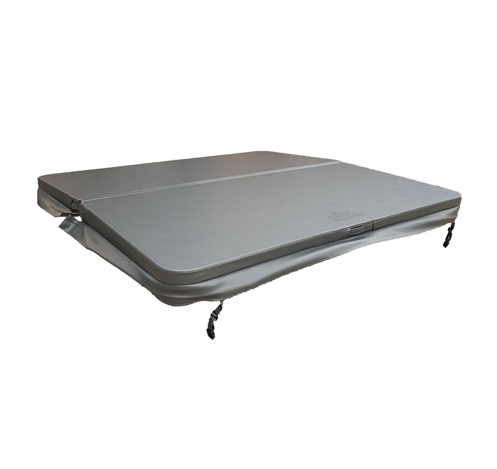 Happy Hot Tubs Quality Hot Tub Cover Grey 2 Metre x 2M Square (78.75" x 78.75")