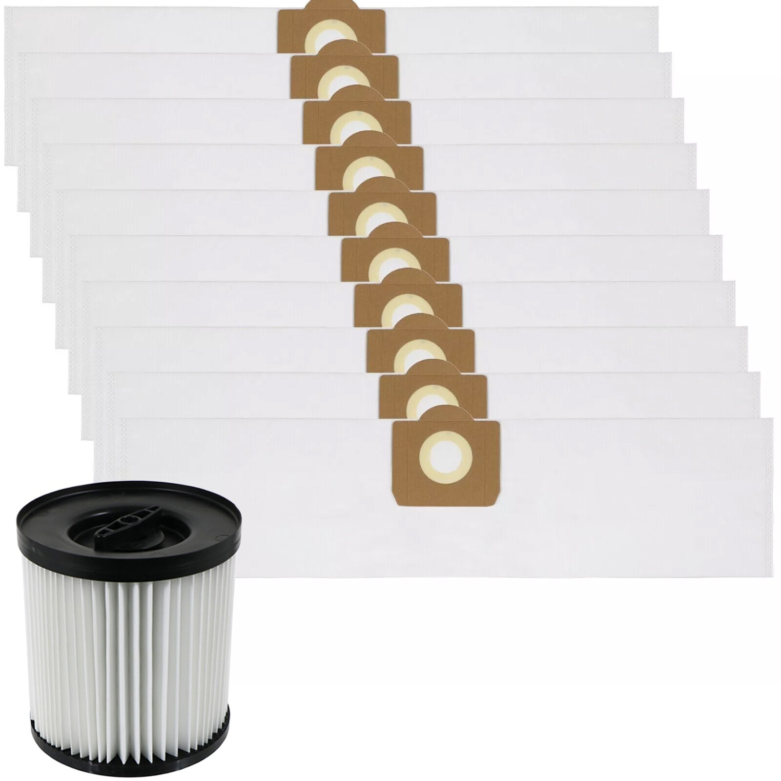 Filter for MAC ALLISTER MWDV16L-A MWDV20L-A MWDV30L-A 16L 20L 30L + 10 SMS Bags