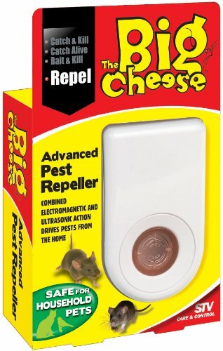 The Big Cheese Advanced Pest Repeller (Humane, Ultra-Sound, Electromagnetic Rod