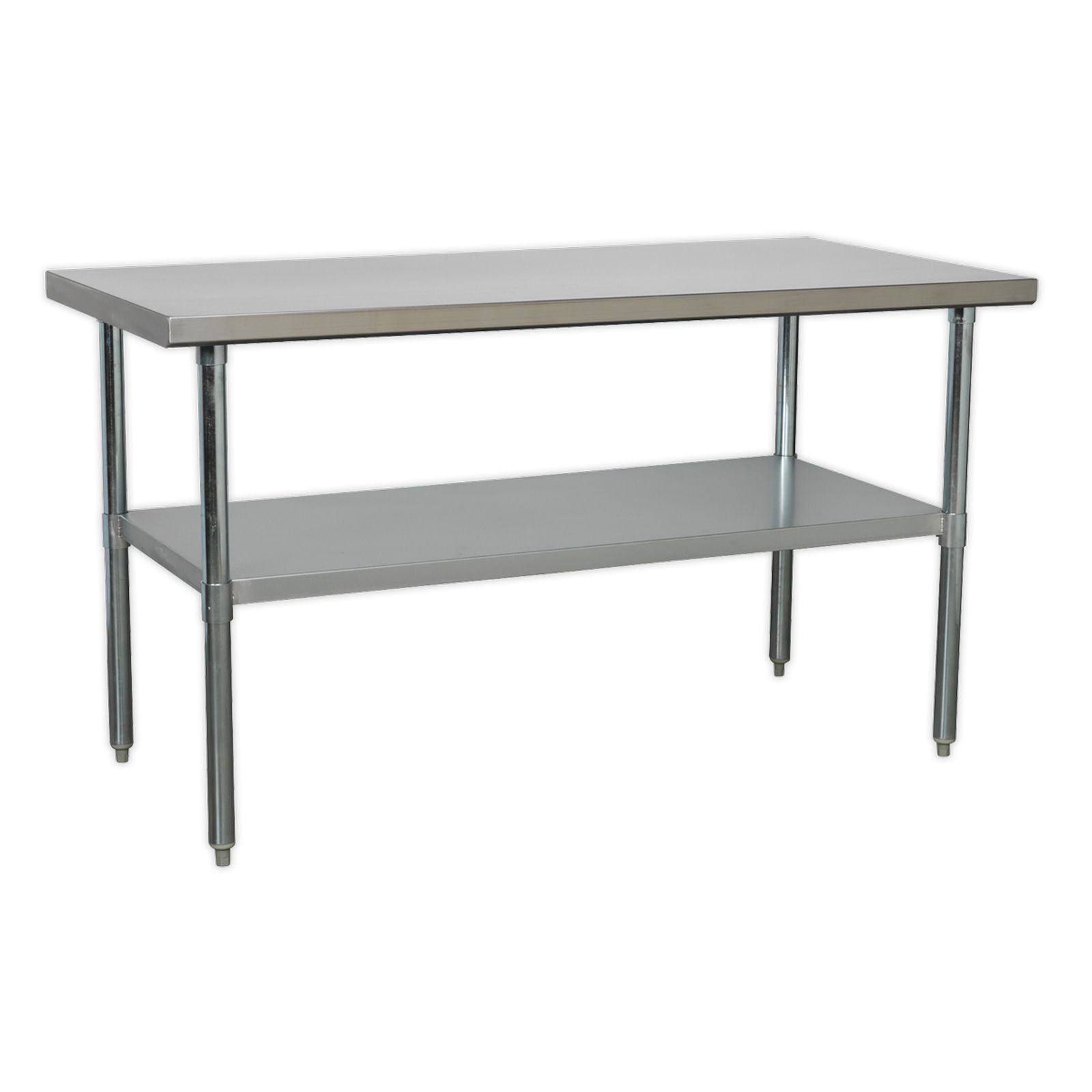 1x Sealey 1.5m Stainless Steel Workbench - AP1560SS