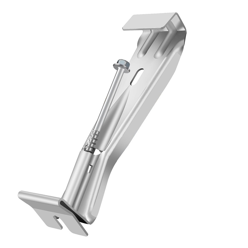 5 Inch Aluminum Gutter Hangers with Assembled Screw - Hidden Brackets for8190