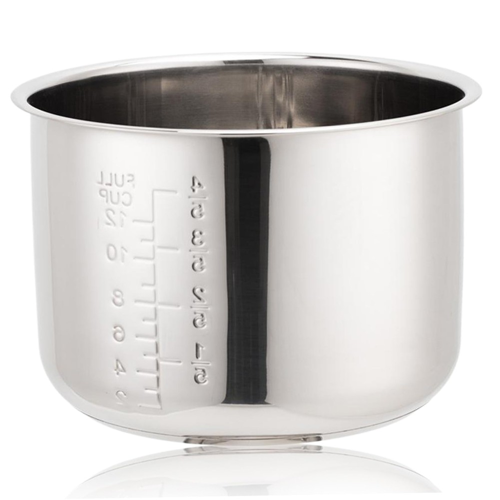 Stainless Steel Rice Cooker Inner Pot 5L,with Scale for Rice Pot Rice3672