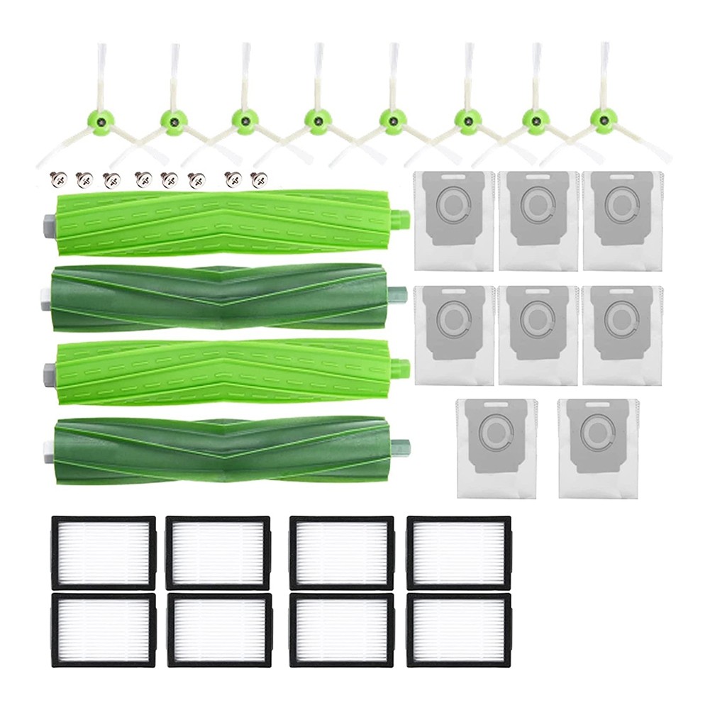 Replacement Part Main Brush Side Brushes HEPA Filters Compatible for  I34351