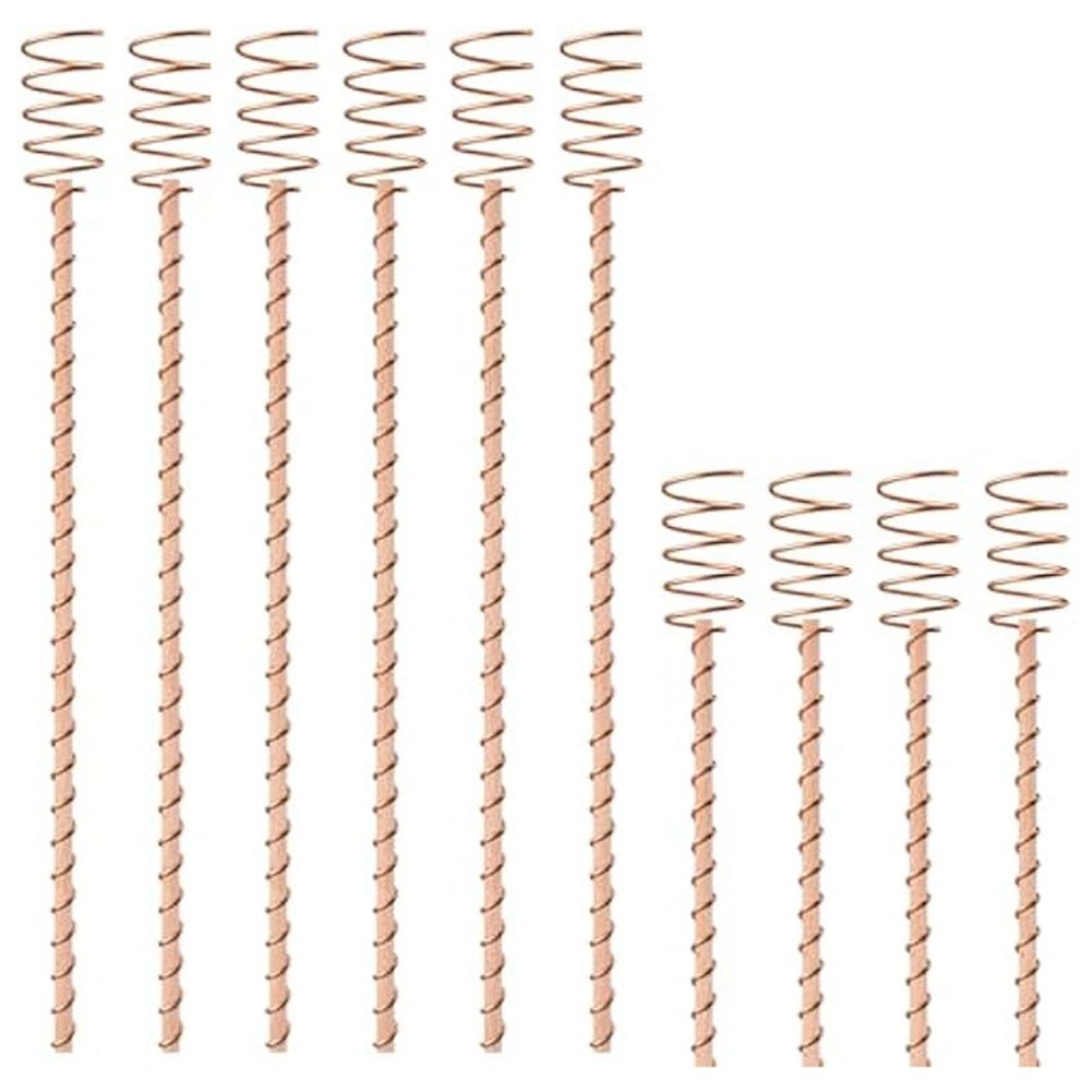 3X(10Pcs 13.5Inch Electroculture Plant Stakes,Long Copper Stakes4807