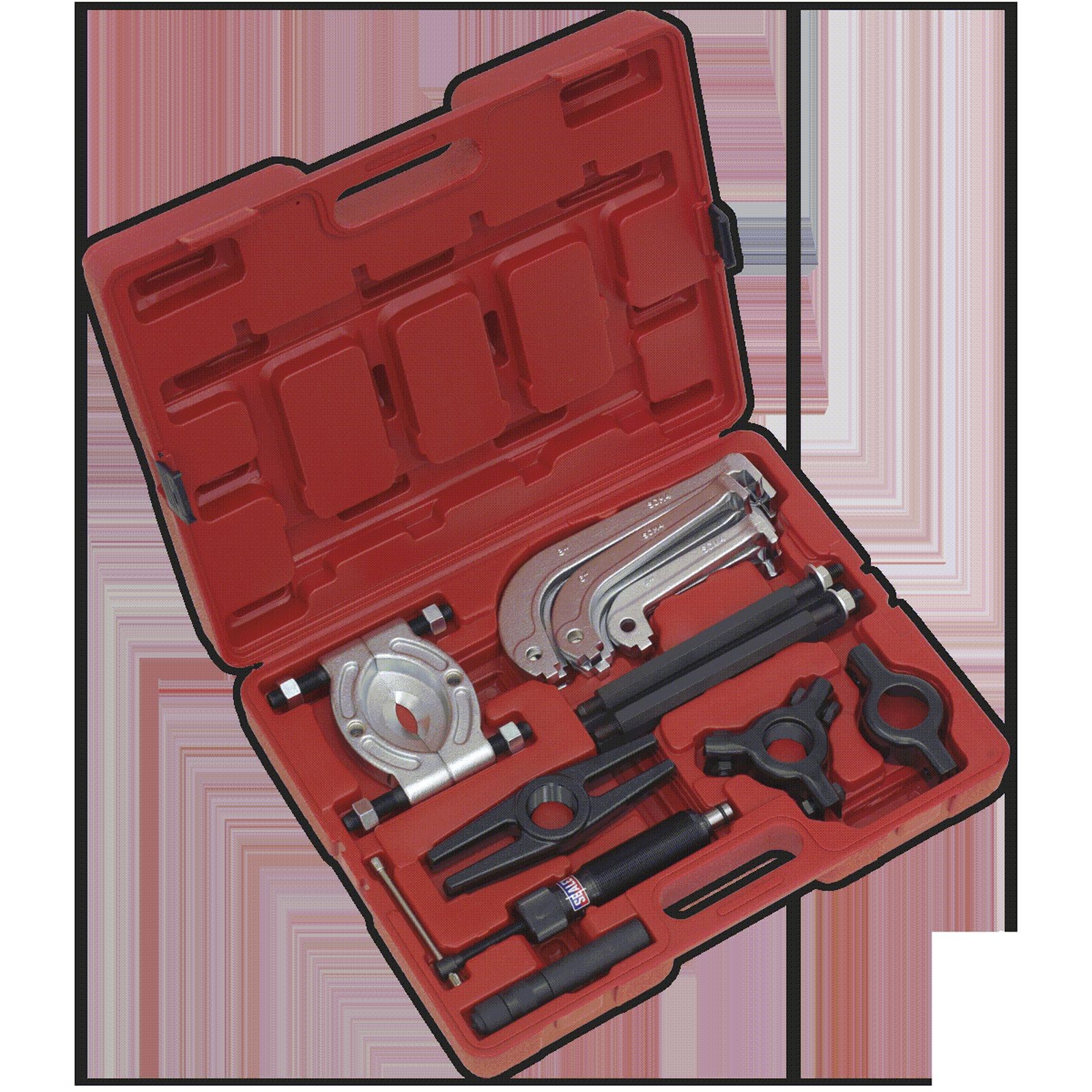 Sealey PS982 Hydraulic Puller Set 25pc Bearing Separator/Puller Tool In Case