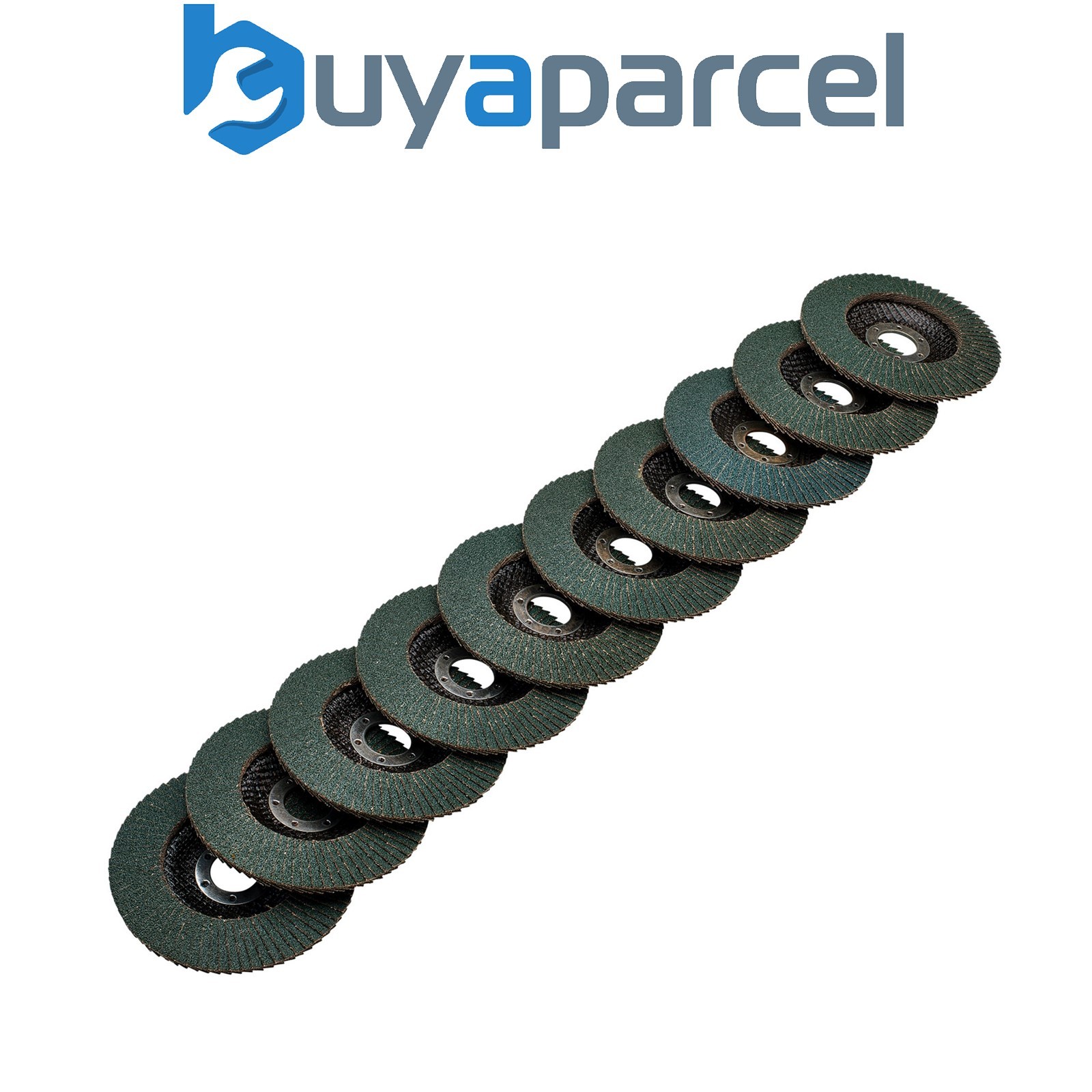 Draper 85752 Zirconium Oxide Flap Discs, 115 x 22.23mm, 80 Grit (Pack of 10)