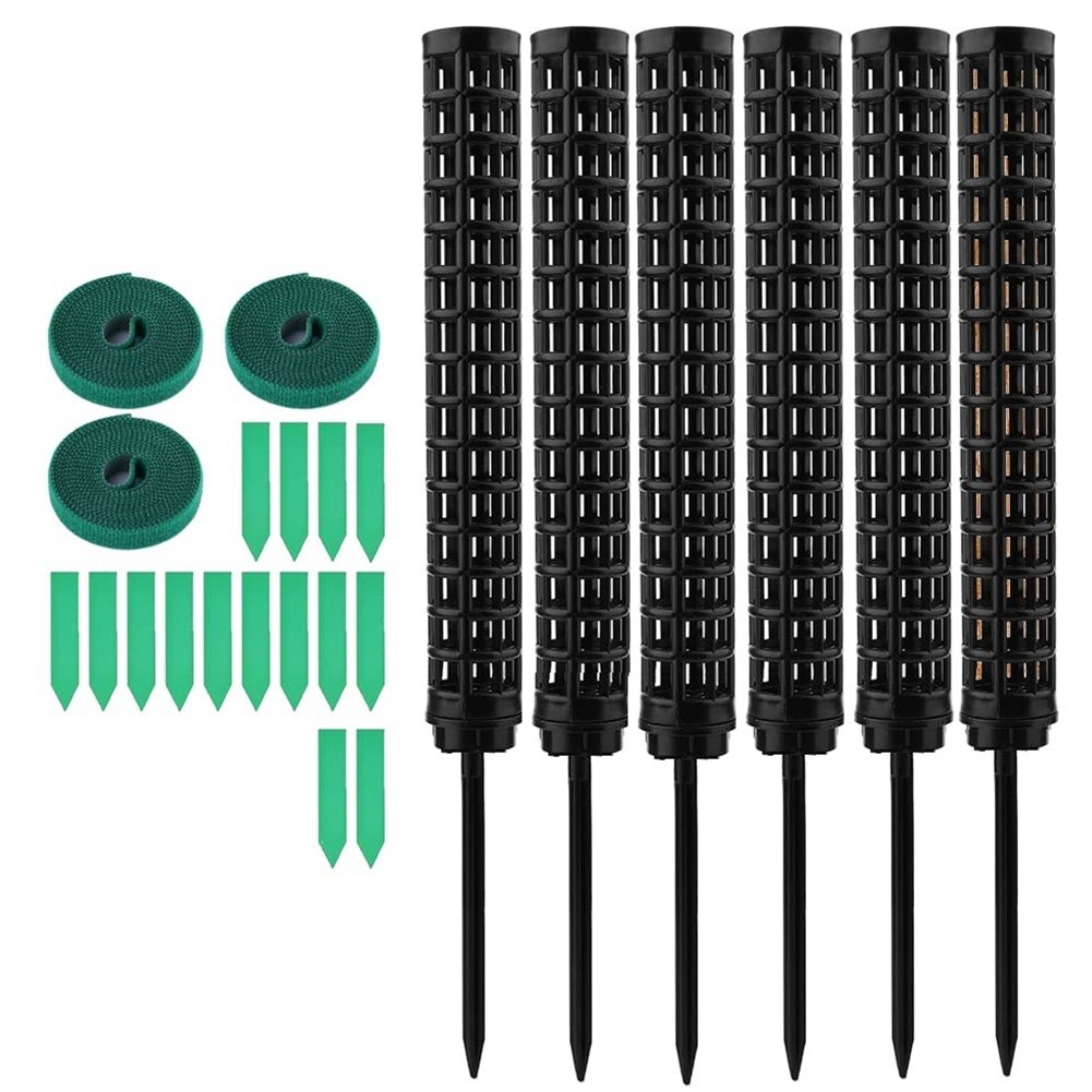 3X(6 Pieces Plant Stake Indoor Plants Coconut, Plant Stake, Moss Pole,8316