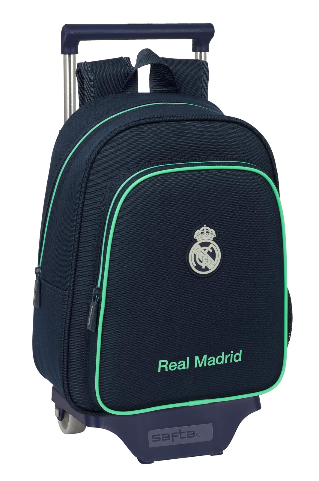 Real Madrid 2nd Team 25/26 – Children's Backpack with Trolley Safta 705, Ideal f