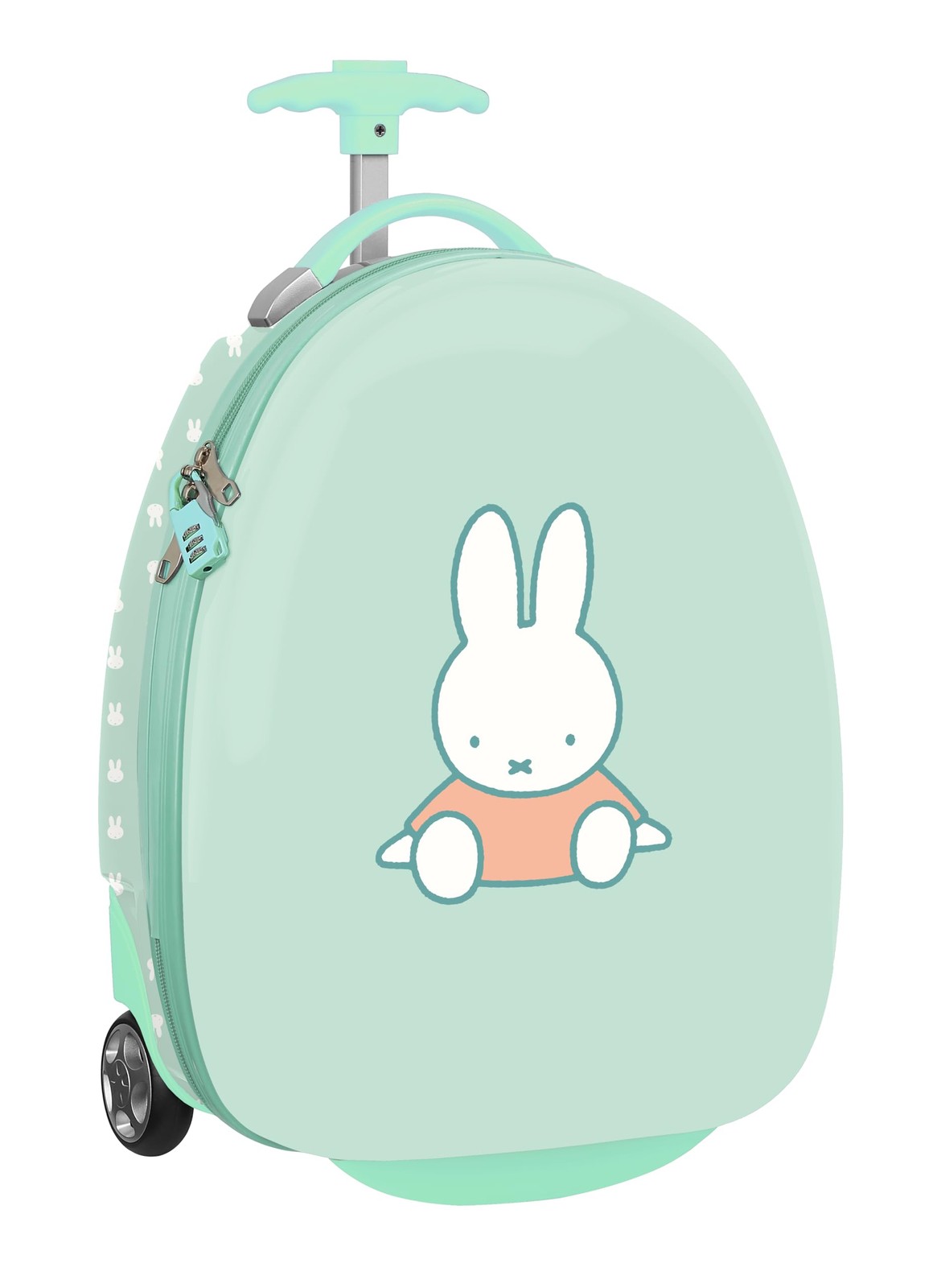 MIFFY FRIENDS – Cabin Trolley 16 Inches, Suitcase with Wheels, Security Lock, Li