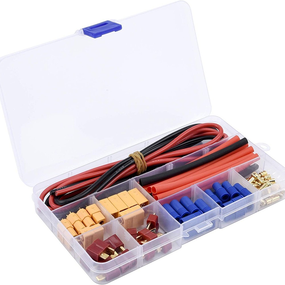 3X(T Plug / / EC3 Male & Female Plug Adapter Connectors with 14AWG8062