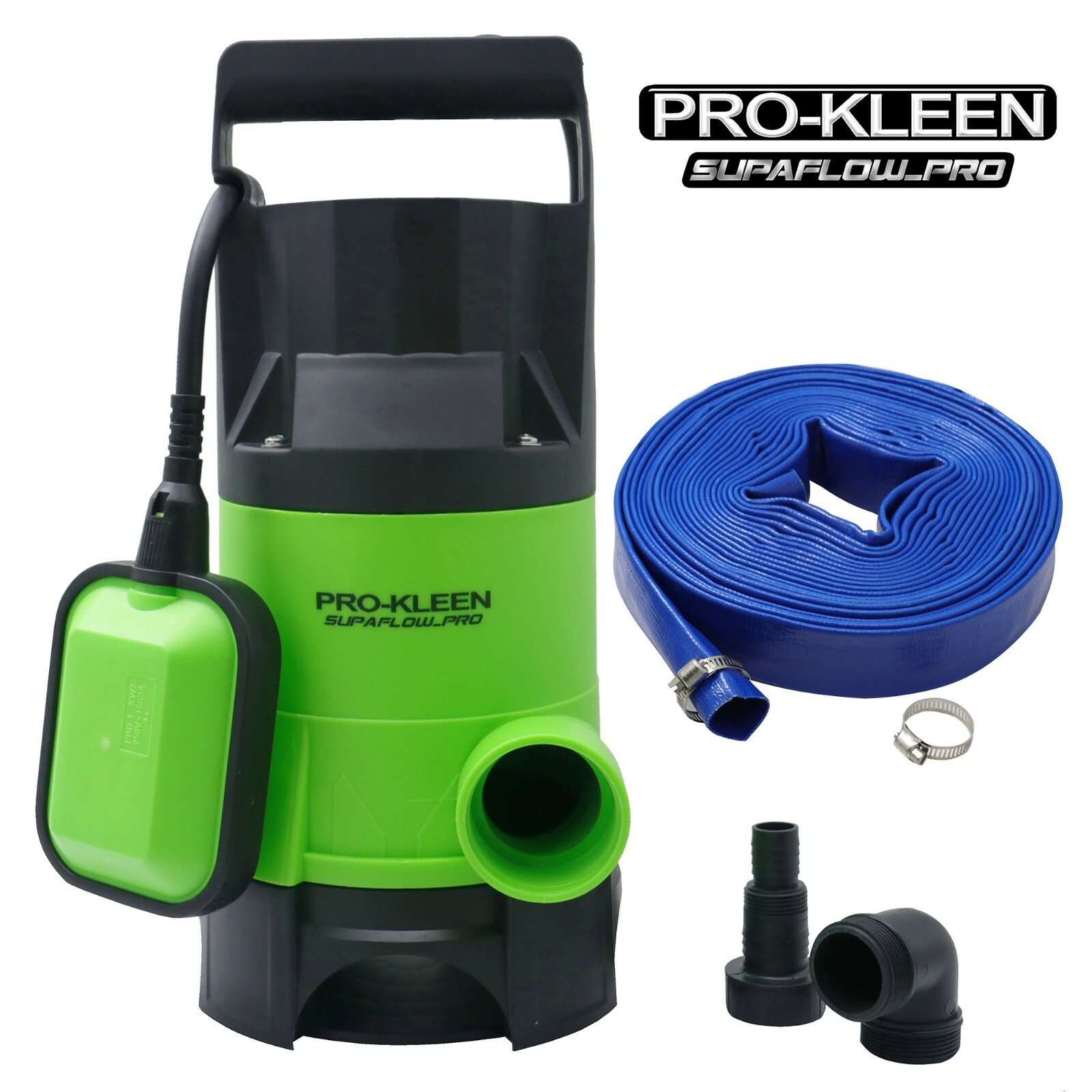 Submersible Water Pump Electric Dirty Clean Pond Pool Flood 400w with 5m Hose