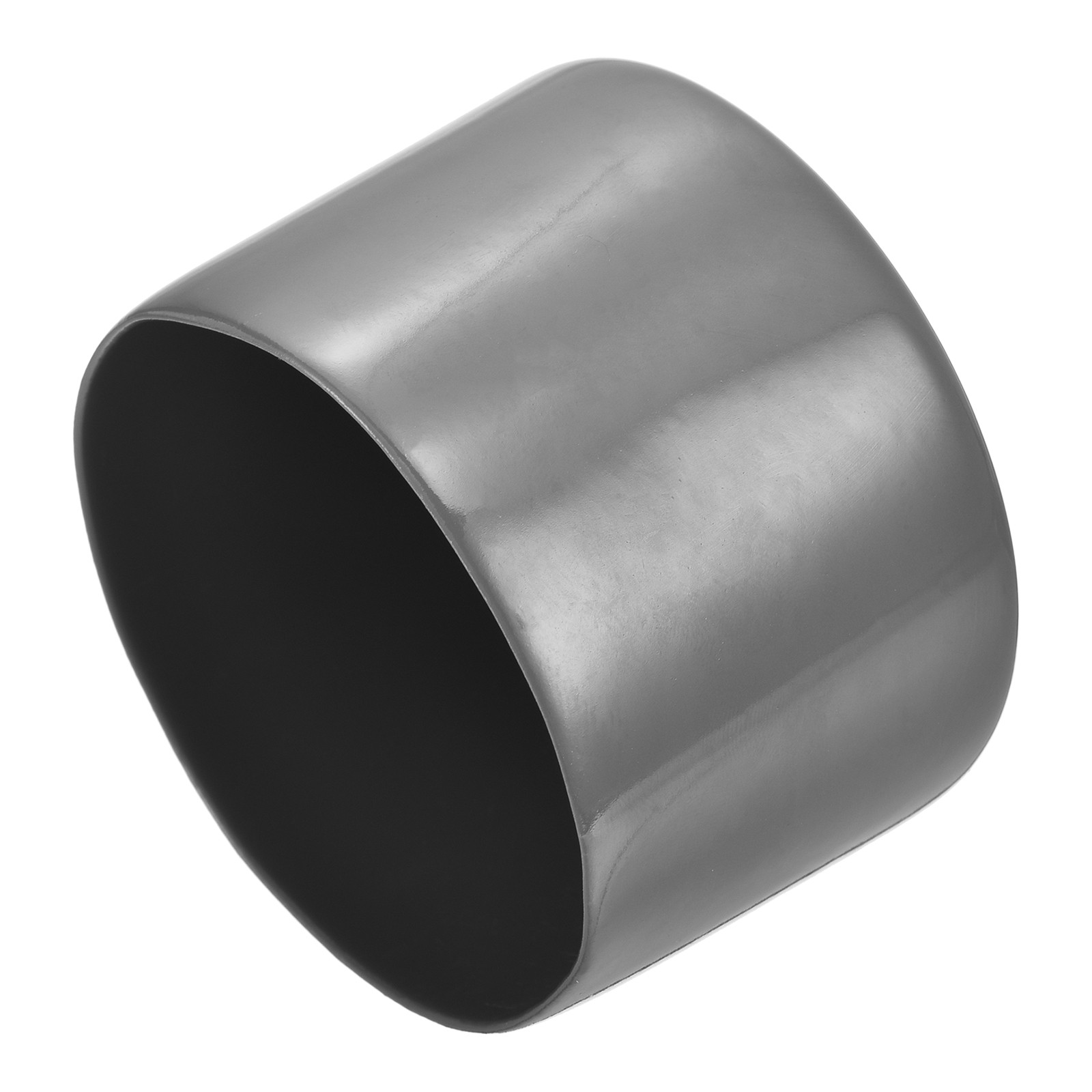 8pcs Rubber End Caps 75mm ID Vinyl Round End Cap Thread Protectors Dark Grey