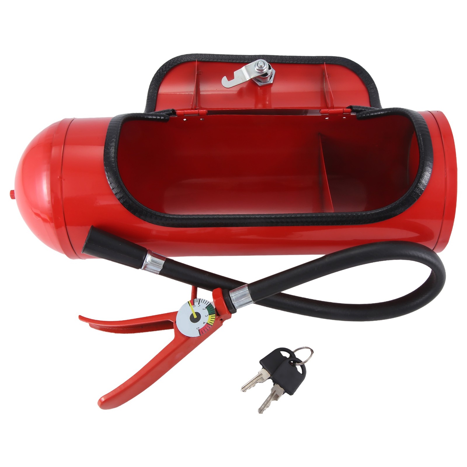 Fire Extinguishe Shape Wine Holder with Lock and Keys Novelty Fire8187