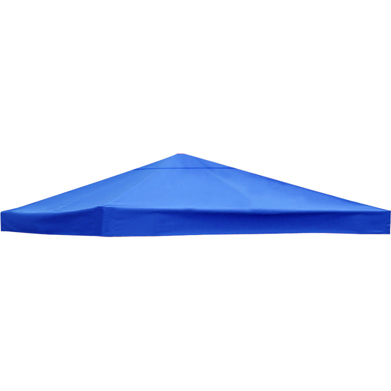 3x3m Garden Gazebo Top Cover Roof Replacement Tent Canopy Fabric 1-Tier Blue