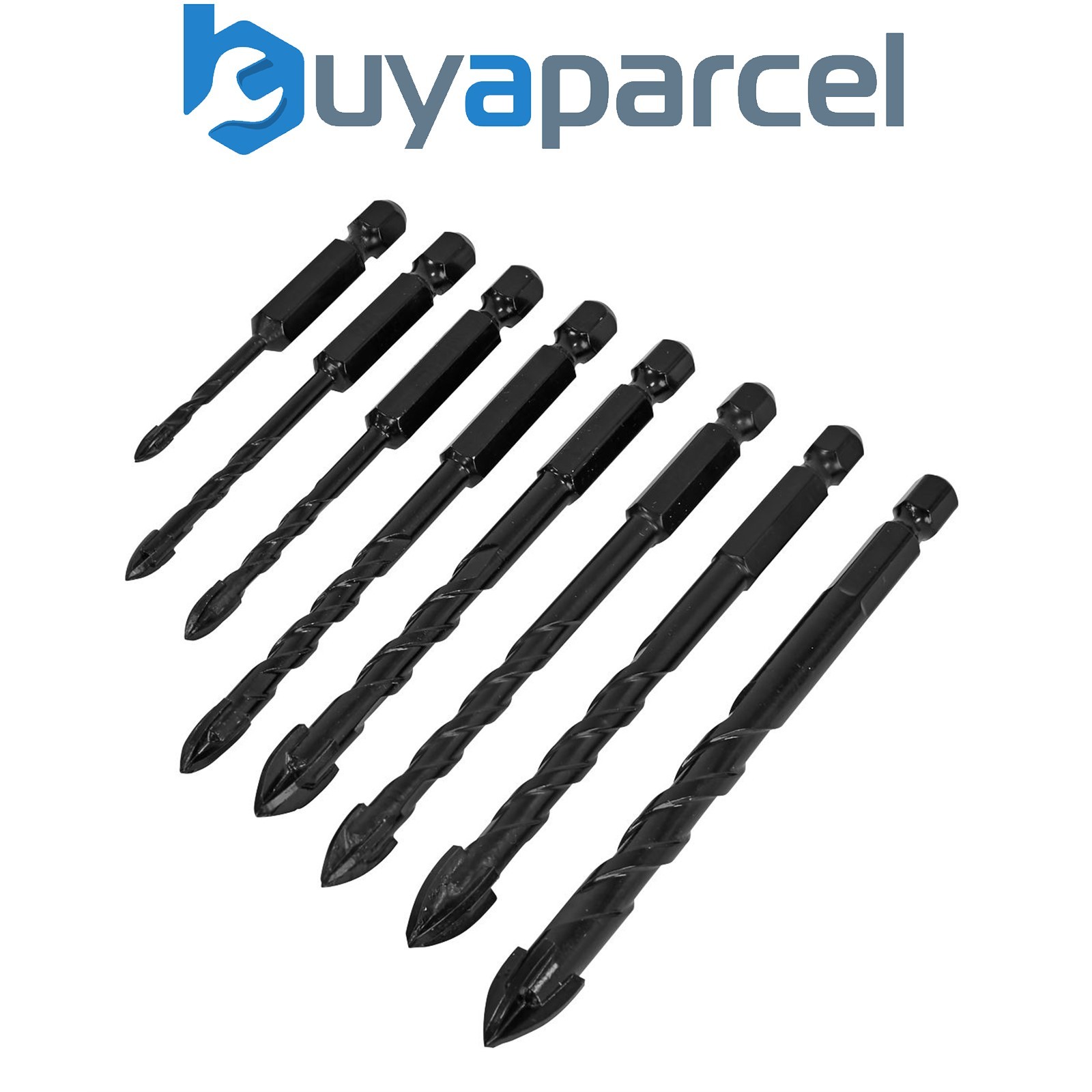 Sealey DBGC1 Tile & Glass Drill Bit Set 8pc