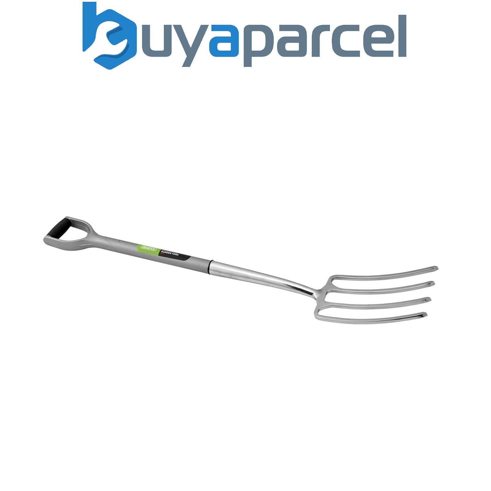 Draper 83753 Extra Long Stainless Steel Garden Fork with Soft Grip