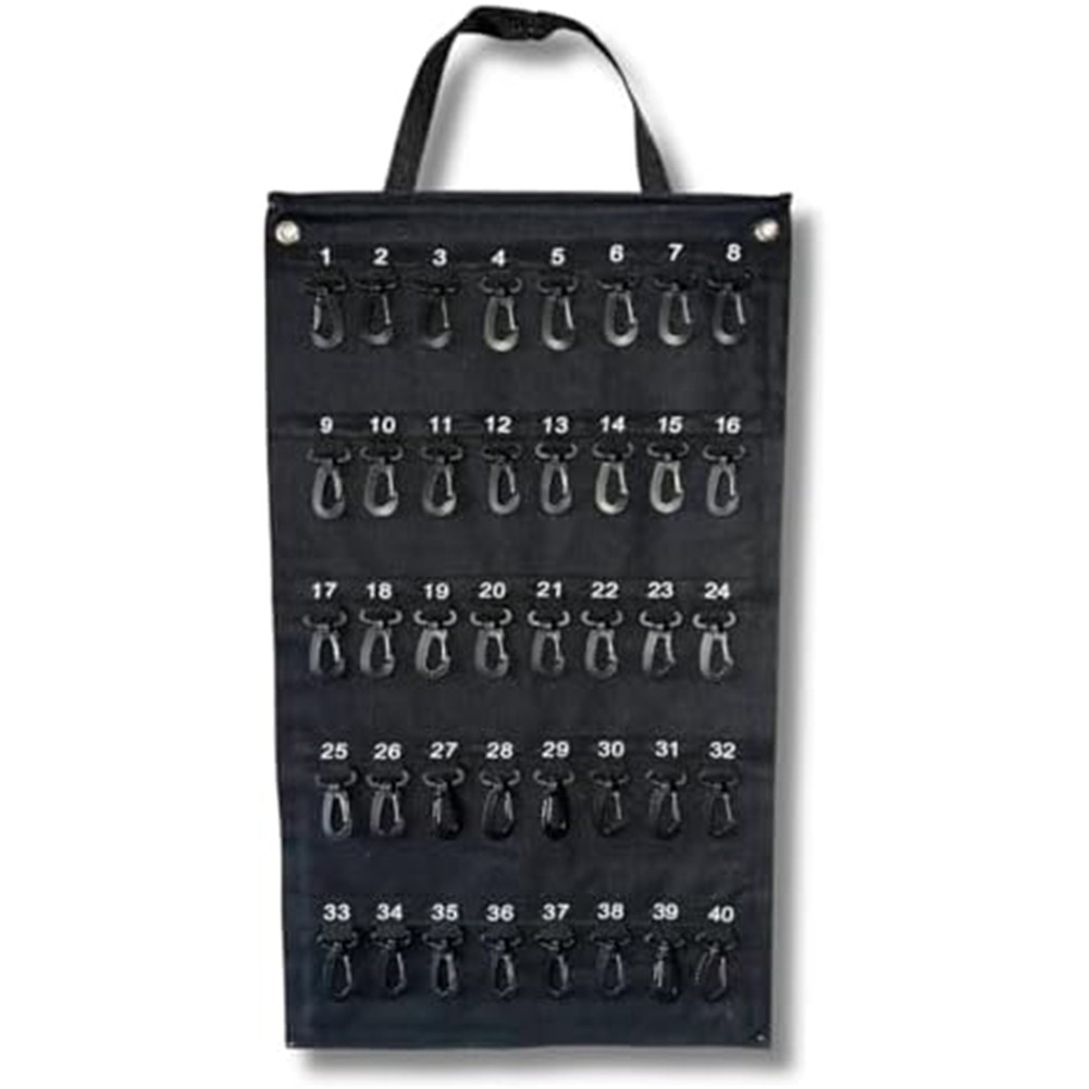 Versatile Roll- Key Storage Box, Weatherproof Portable Storage Box, Holds9615