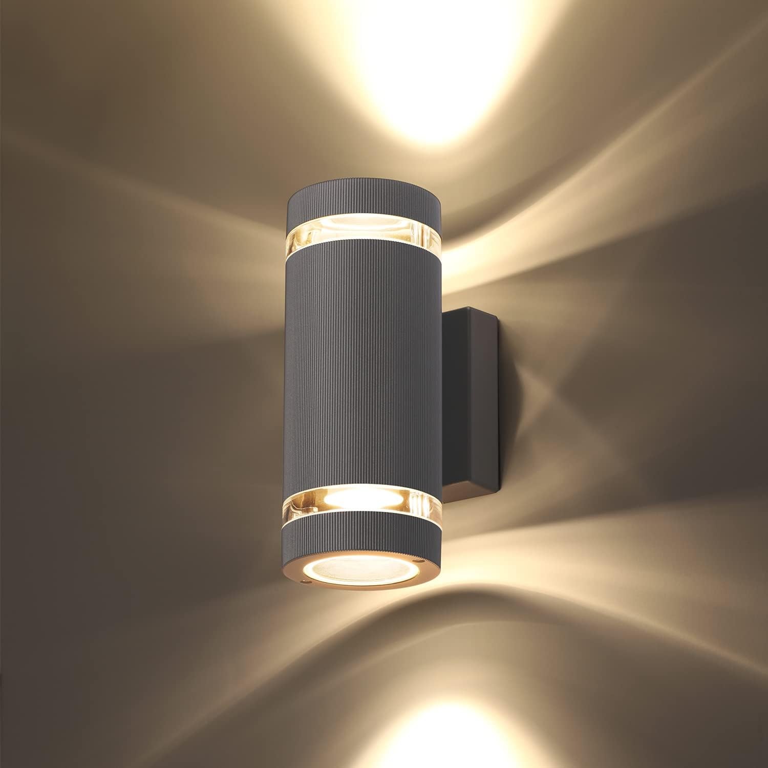 CELAVY Outdoor Wall Lights Up Down, Outside Wall Lights Mains Powered, IP65 Wat