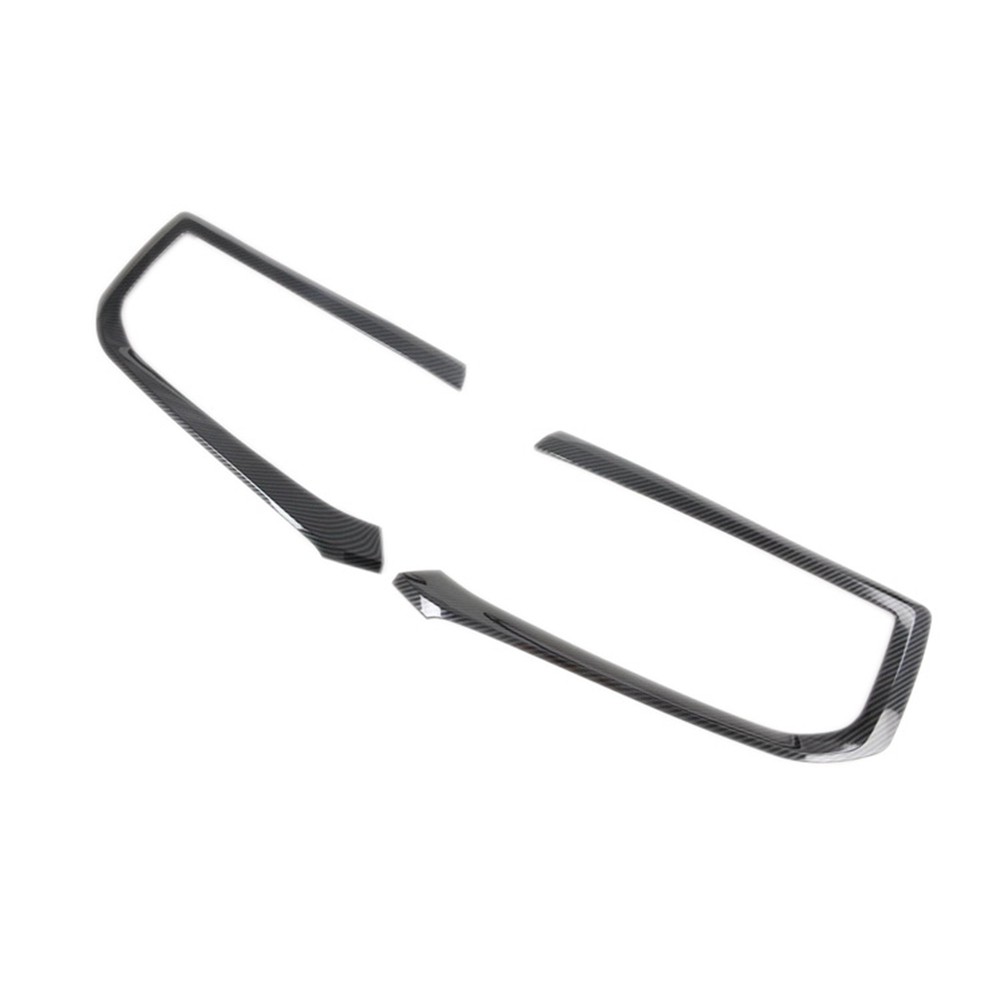 Car Carbon Fiber Front Headlights Eyebrows Eyelids Cover Eyelash Headlight3041