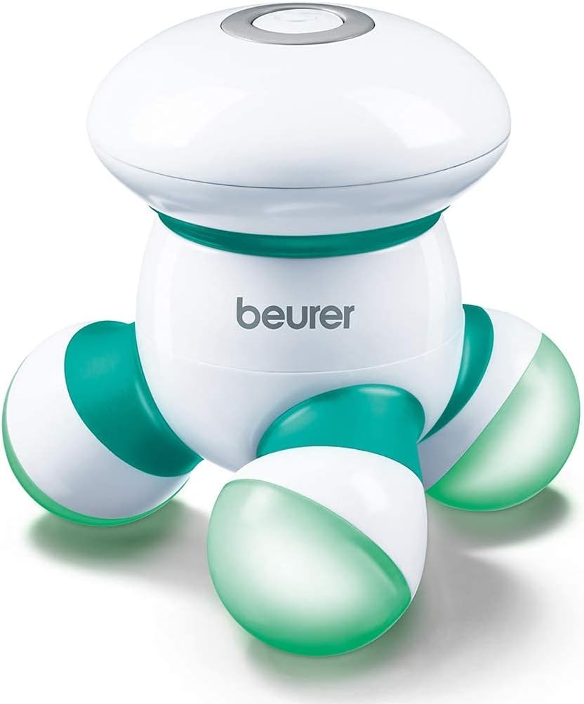 Beurer MG16 Mini Massager - green Ergonomic hand-held vibration massager Batte
