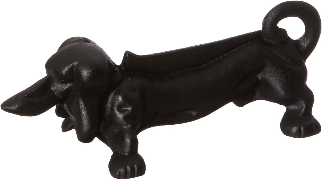 Esschert Design LH6Z Dacshund Boot Scraper,Black,33x13x11.5cm