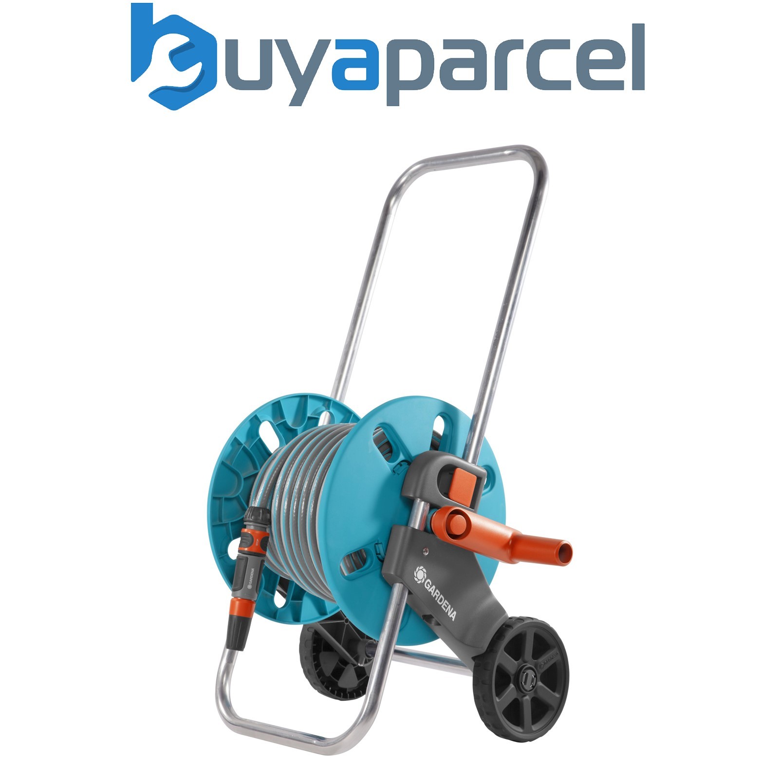 Gardena CleverRoll S Easy Set 20m Hose Cart Trolley Garden Watering Nozzle