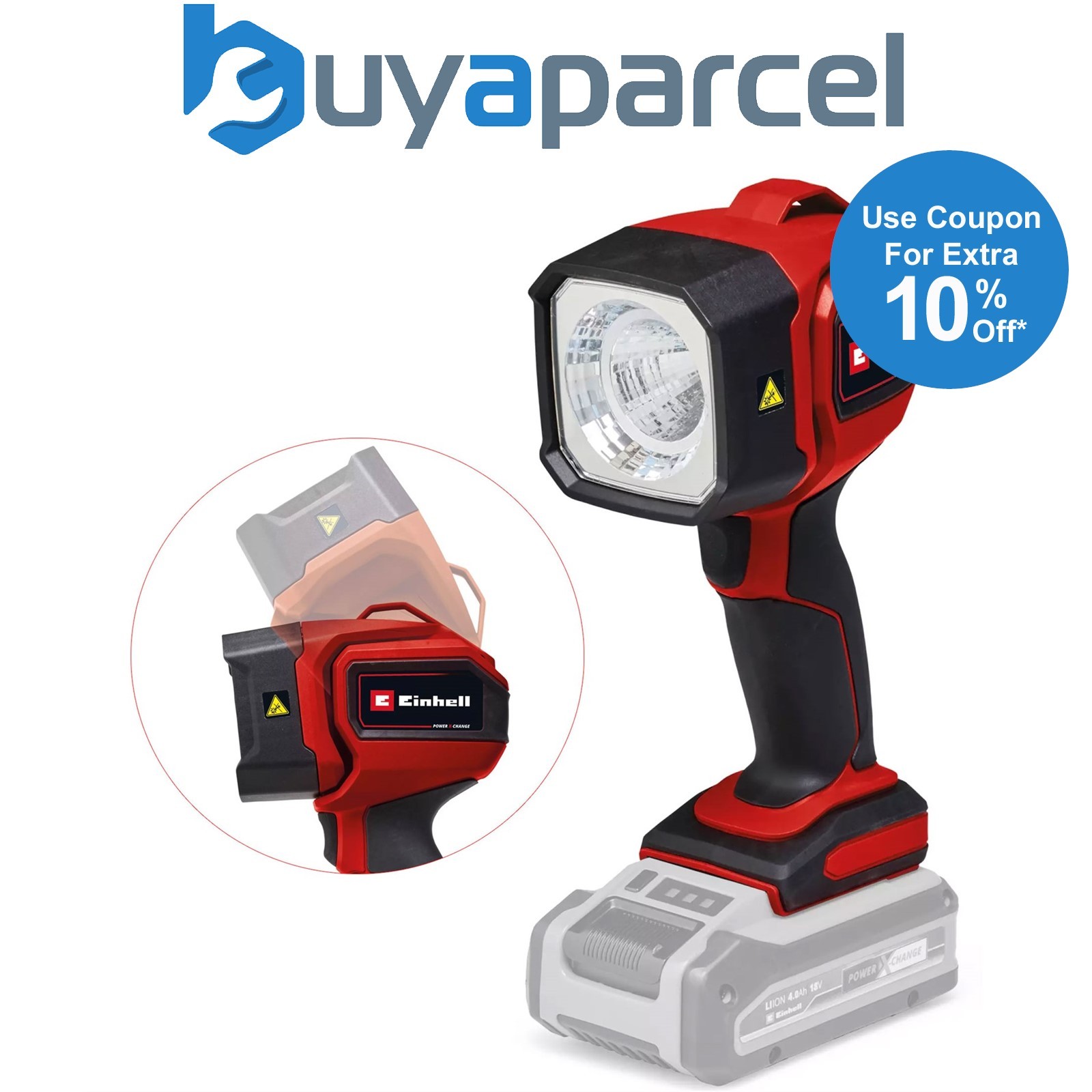 Einhell TC-CL 18/350 Li-Solo LED Torch Worklight 18V Power XChange Bare 4514175