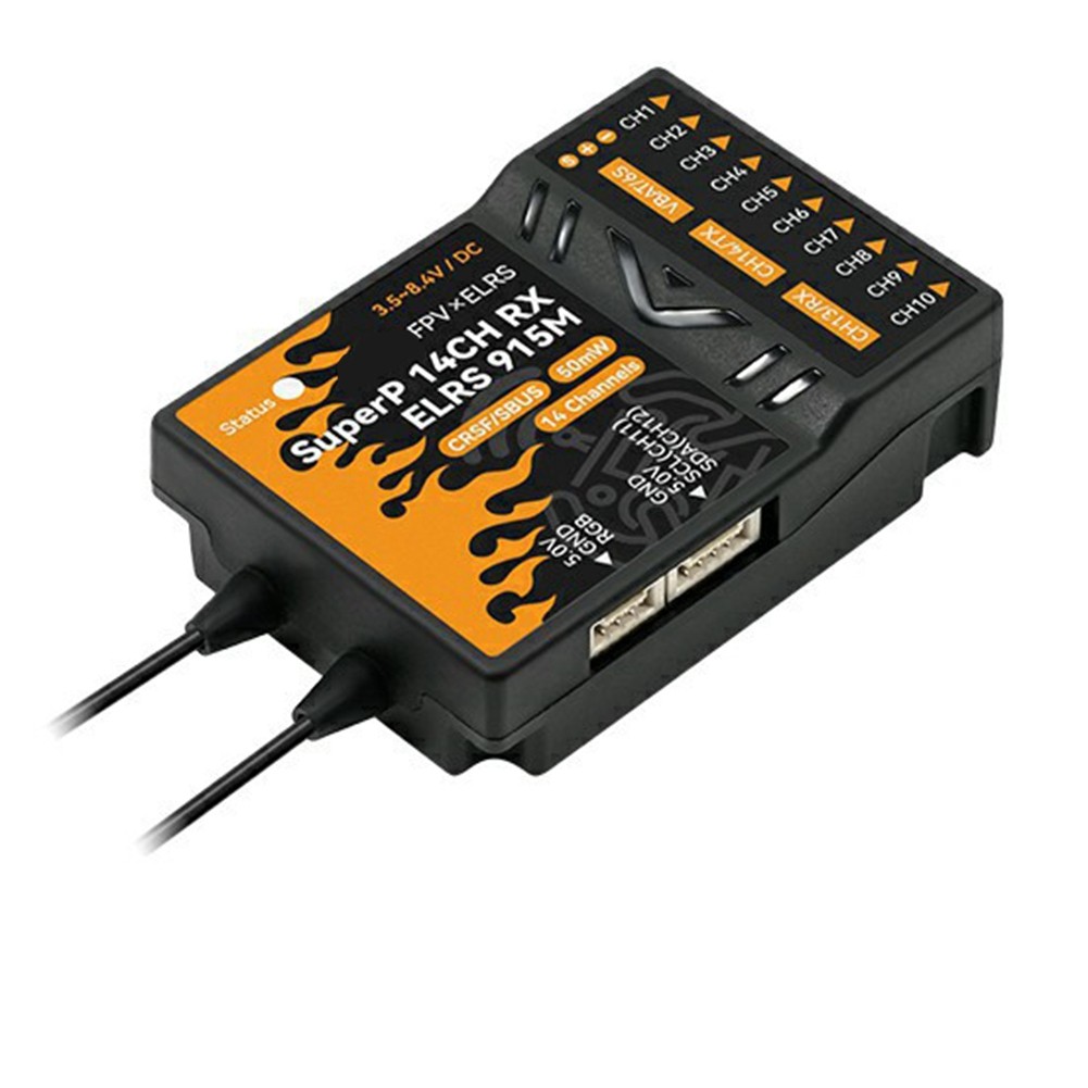For SuperP Diversity Receiver ELRS 915Mhz RX 14CH with 2 Antenna4617