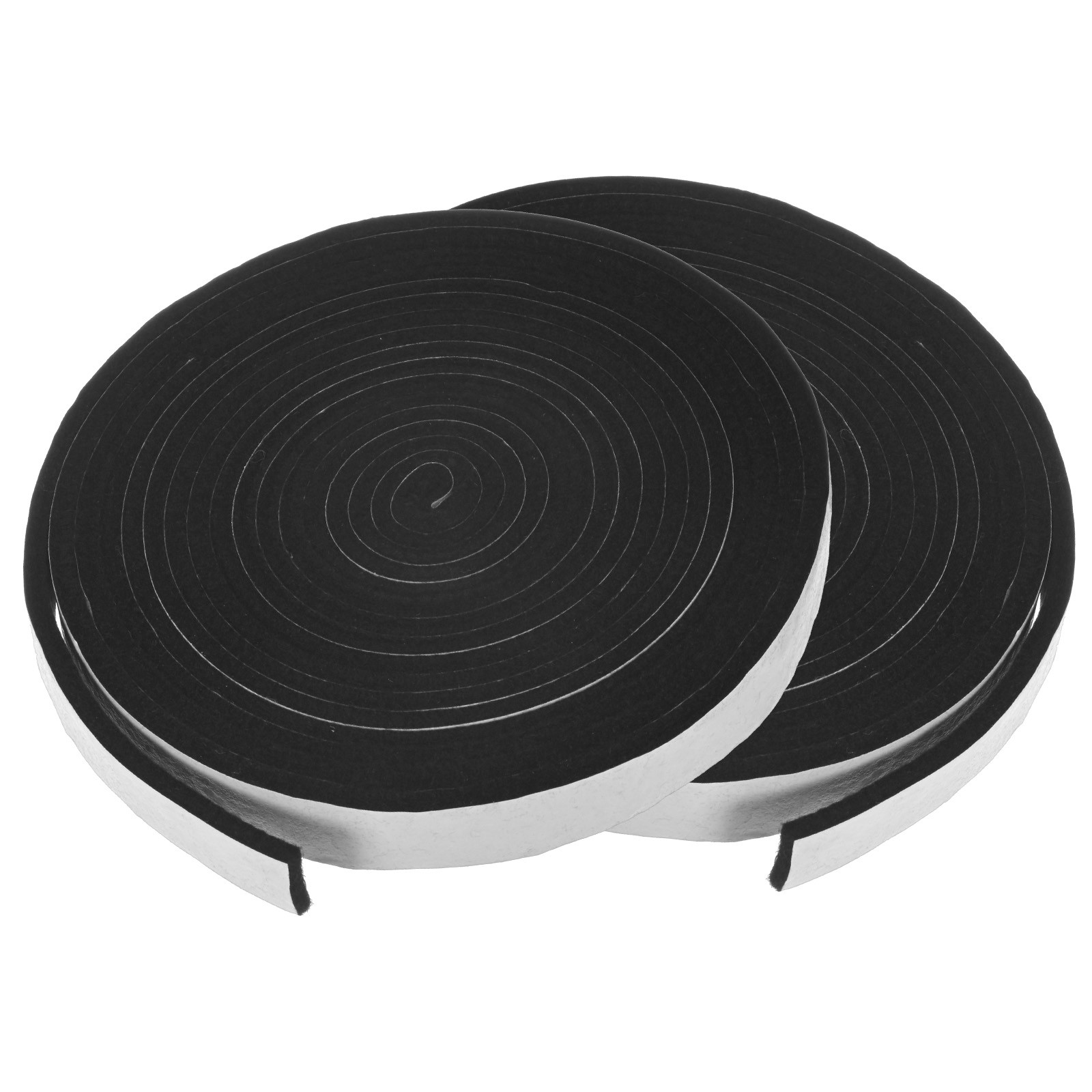 2-Pack Smoker Gasket Seals, 0.8" x 0.2" 16.5FT Grill Gasket Tape [Black White]