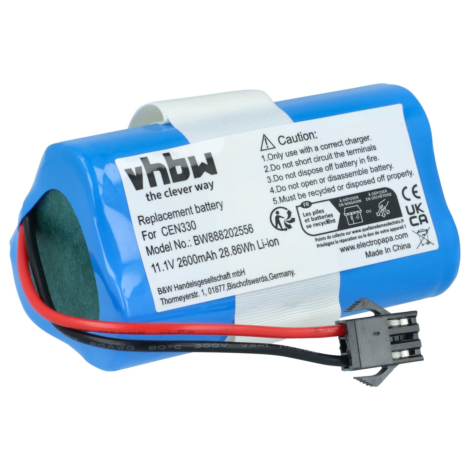 Battery for Cecotec CONG0001 2600mAh 10.8V