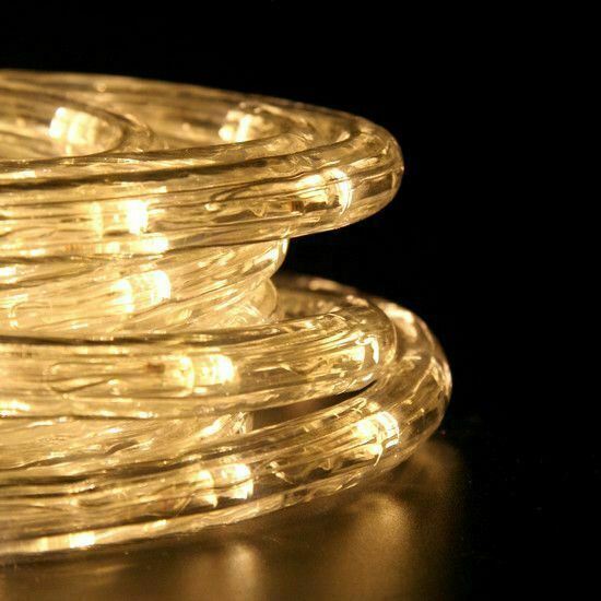 Ex-Pro® 7m Static Warm White Rope light for Christmas BBQ Party Parties