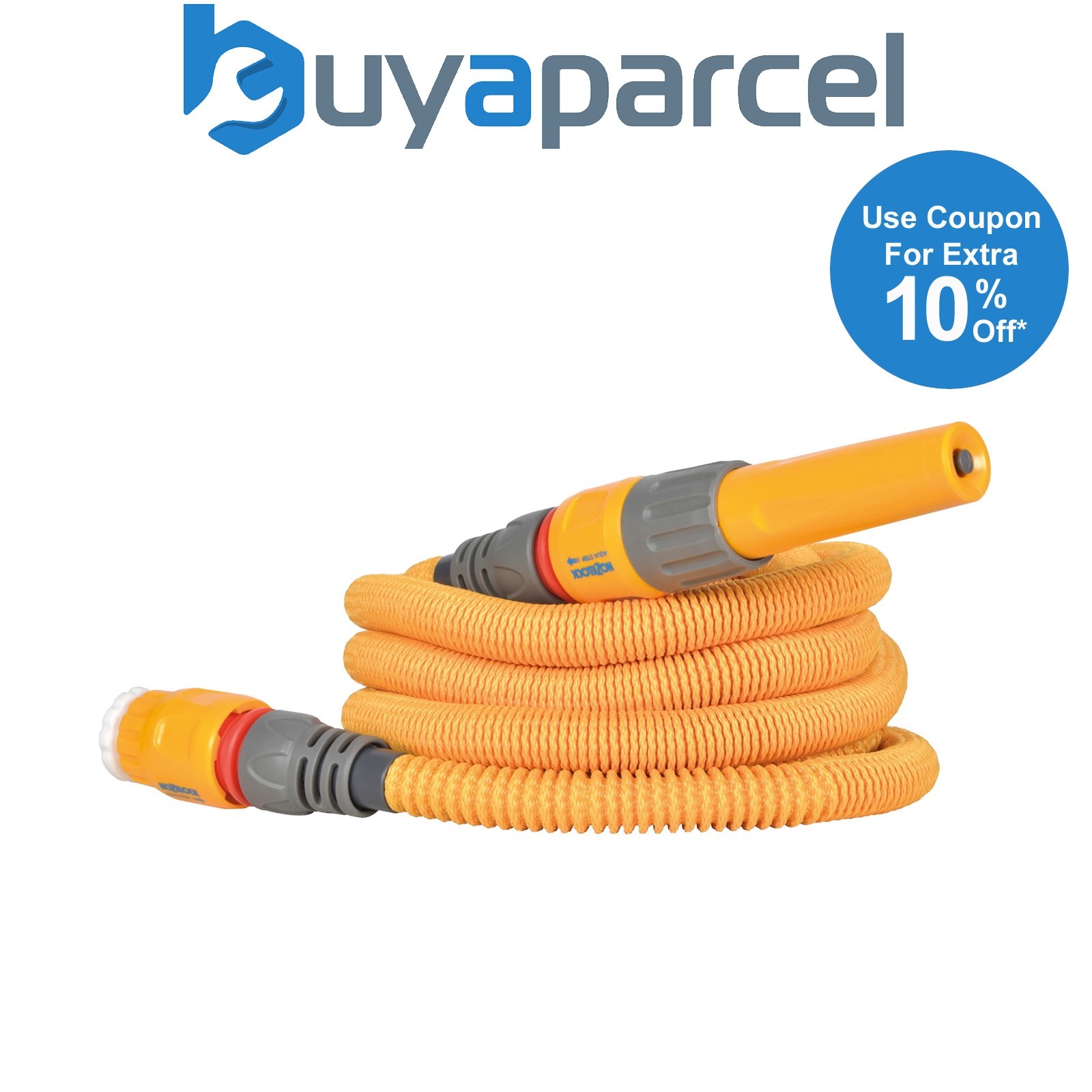 Hozelock 100-100-242 12.5m Wonderhoze Woven Expanding Hose Durable & Lightweight