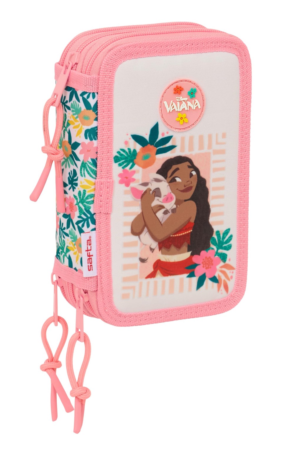 VAIANA – School Pencil Case with 37 Tools Included, Children's Pencil Case, Chil
