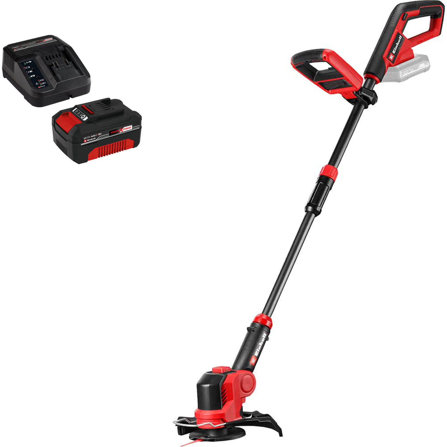 Einhell GE-CT 18/25 Li 18v Cordless Telescopic Grass Trimmer 250mm 1 x 4ah Li-io