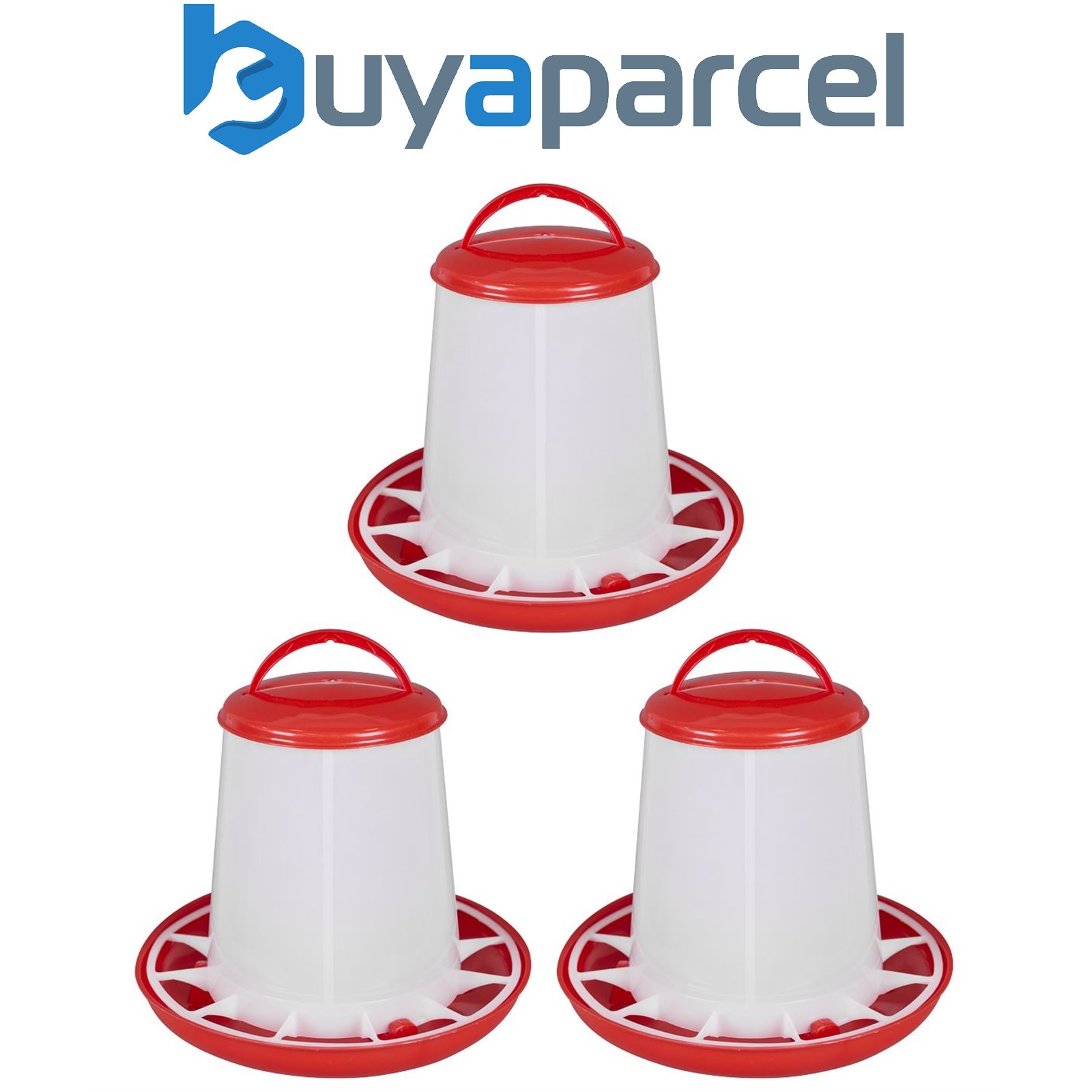 Sealey AFT033 Poultry Feeder 3kg - Pack of 3