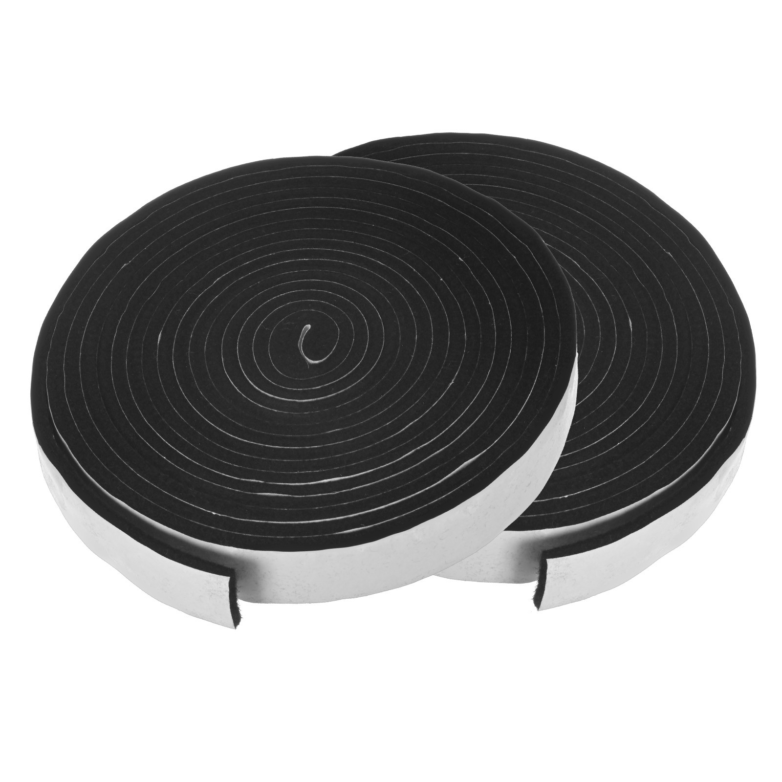 2-Pack Smoker Gasket Seals, 1" x 0.2" 16.5FT Grill Gasket Tape [Black White]