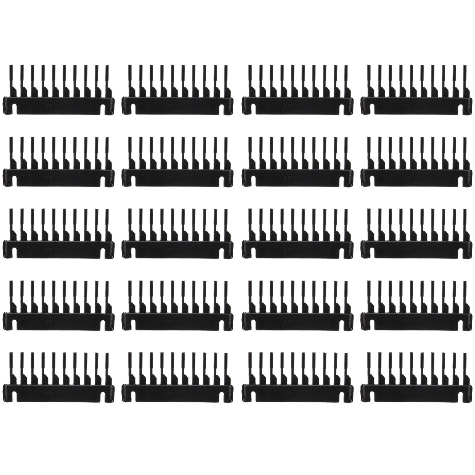 3X(6D Hair Button 40/Batch Wig Connector Tool for 6D Hair Extension Machine8573