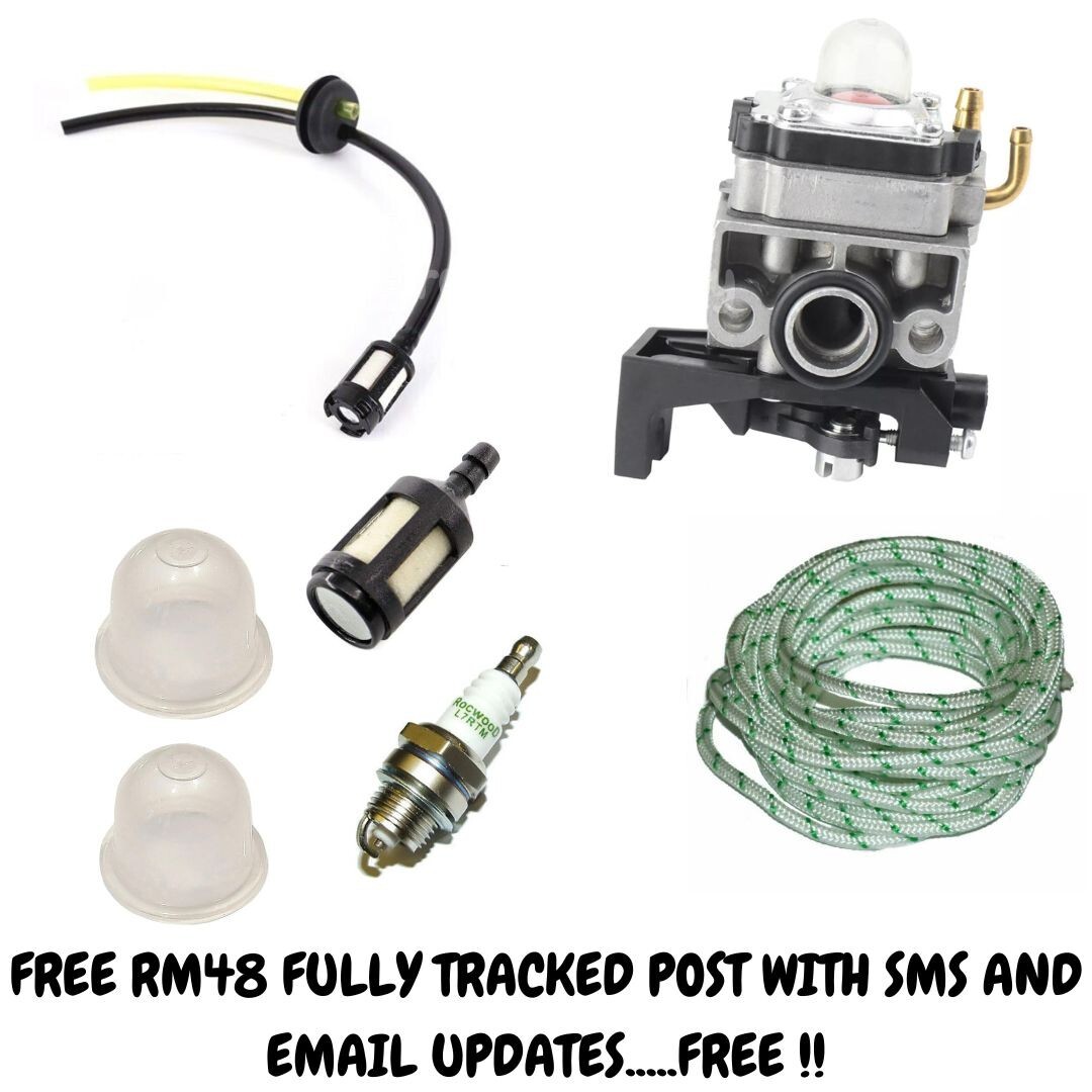 Ryobi RBC254FC Carburetor Brush Cutter Petrol Trimmer Repair Kit 11mm Hole