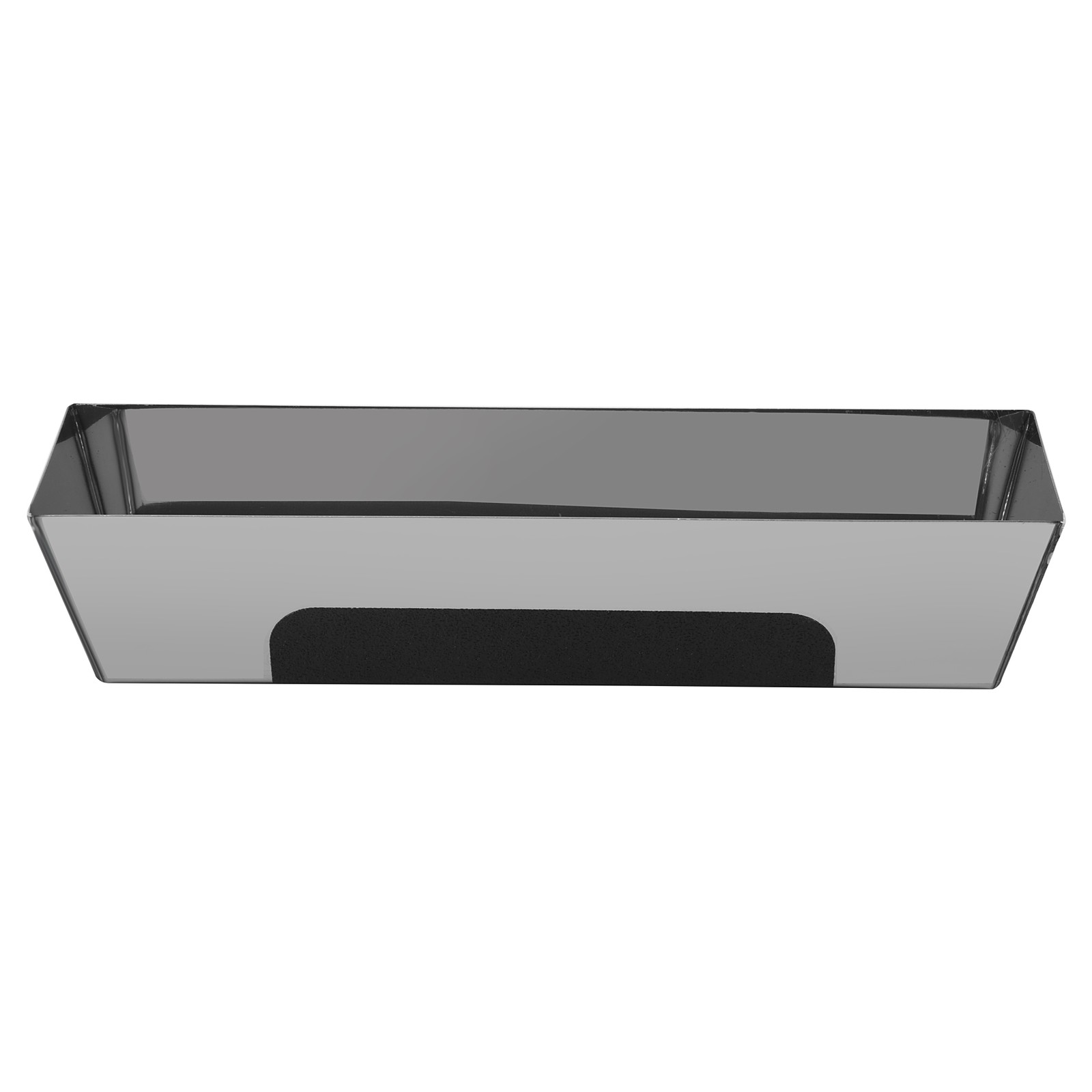 12HRG Non Slip Contoured Stainless Steel Heliarc Mud Pan, 14Inch X7G93065