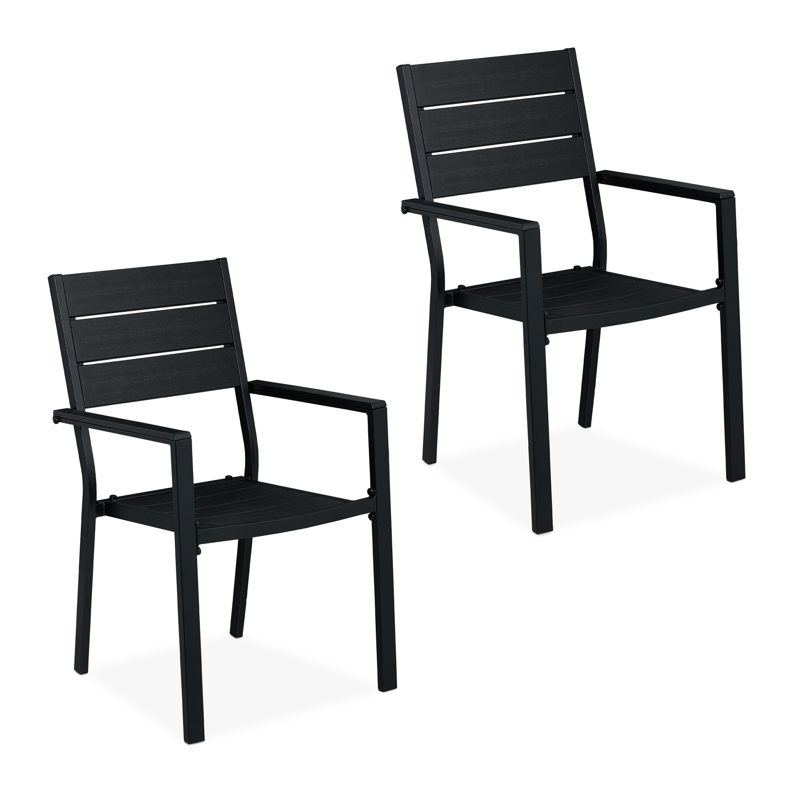 Garden chair Outdoor Seating Balcony Armchairs Lightweight Durable Sturdy