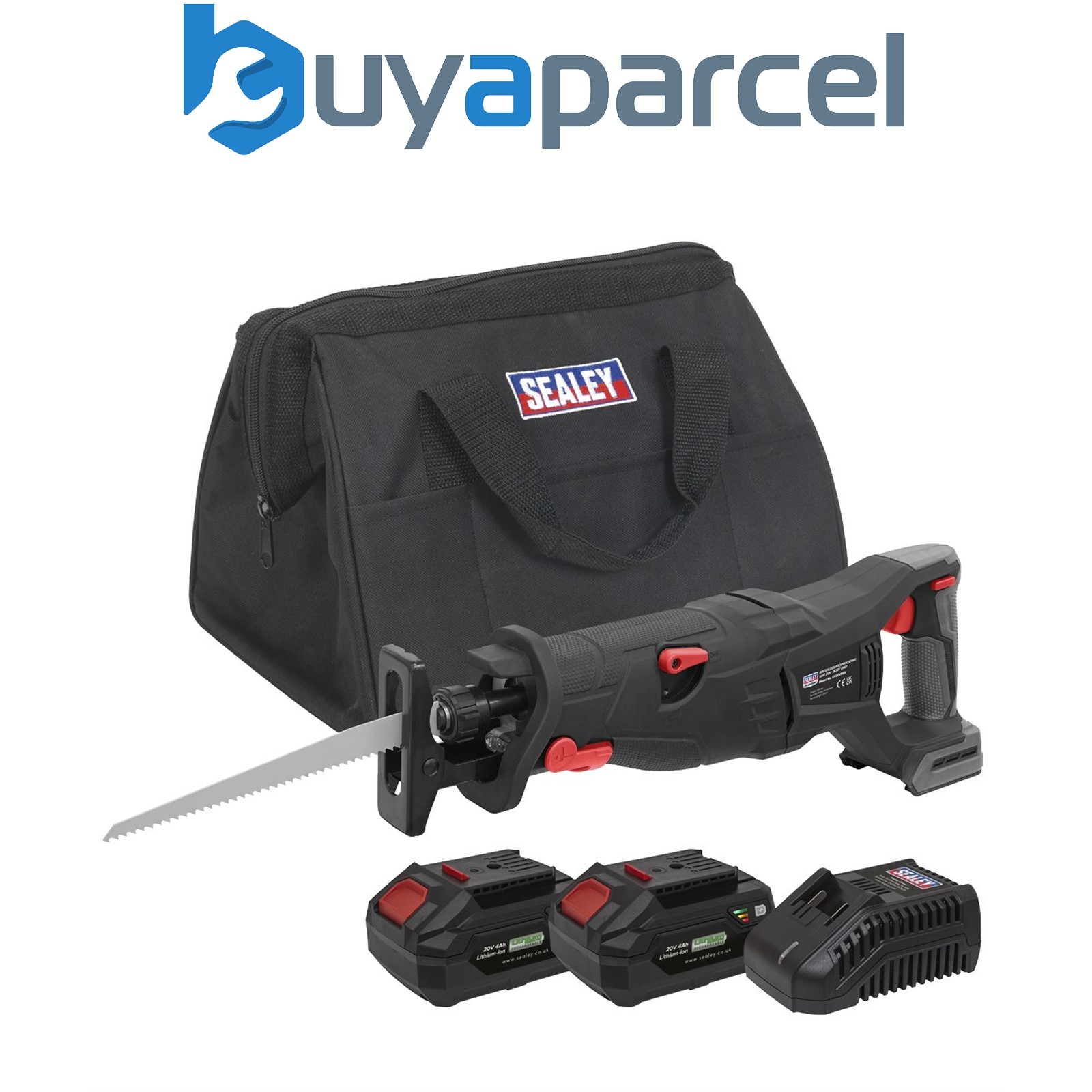 Sealey CP20VRSXKIT Premier SV20 Series Brushless Cordless Reciprocating Saw 20V